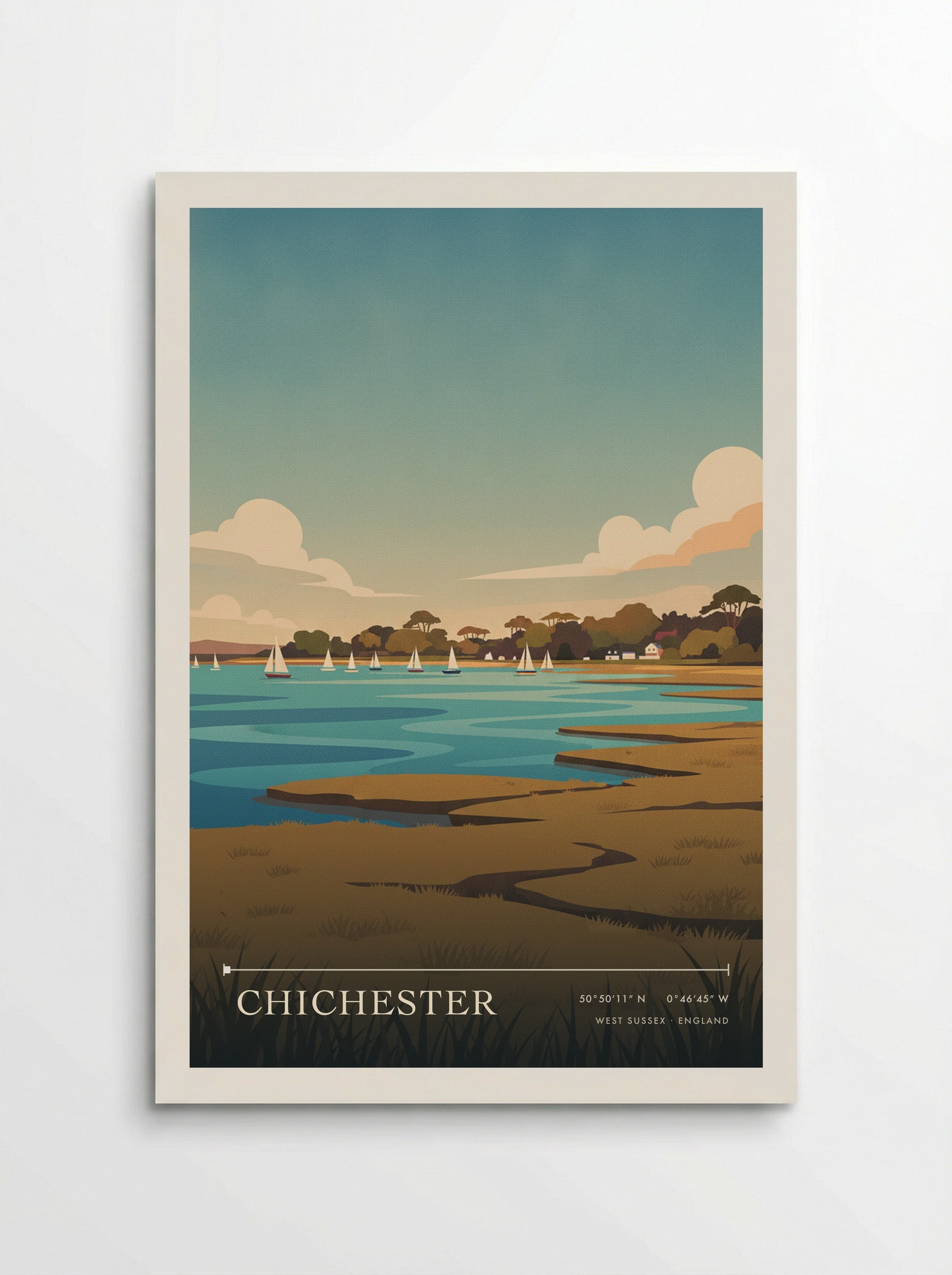Chichester West Sussex England Travel Poster - Poster