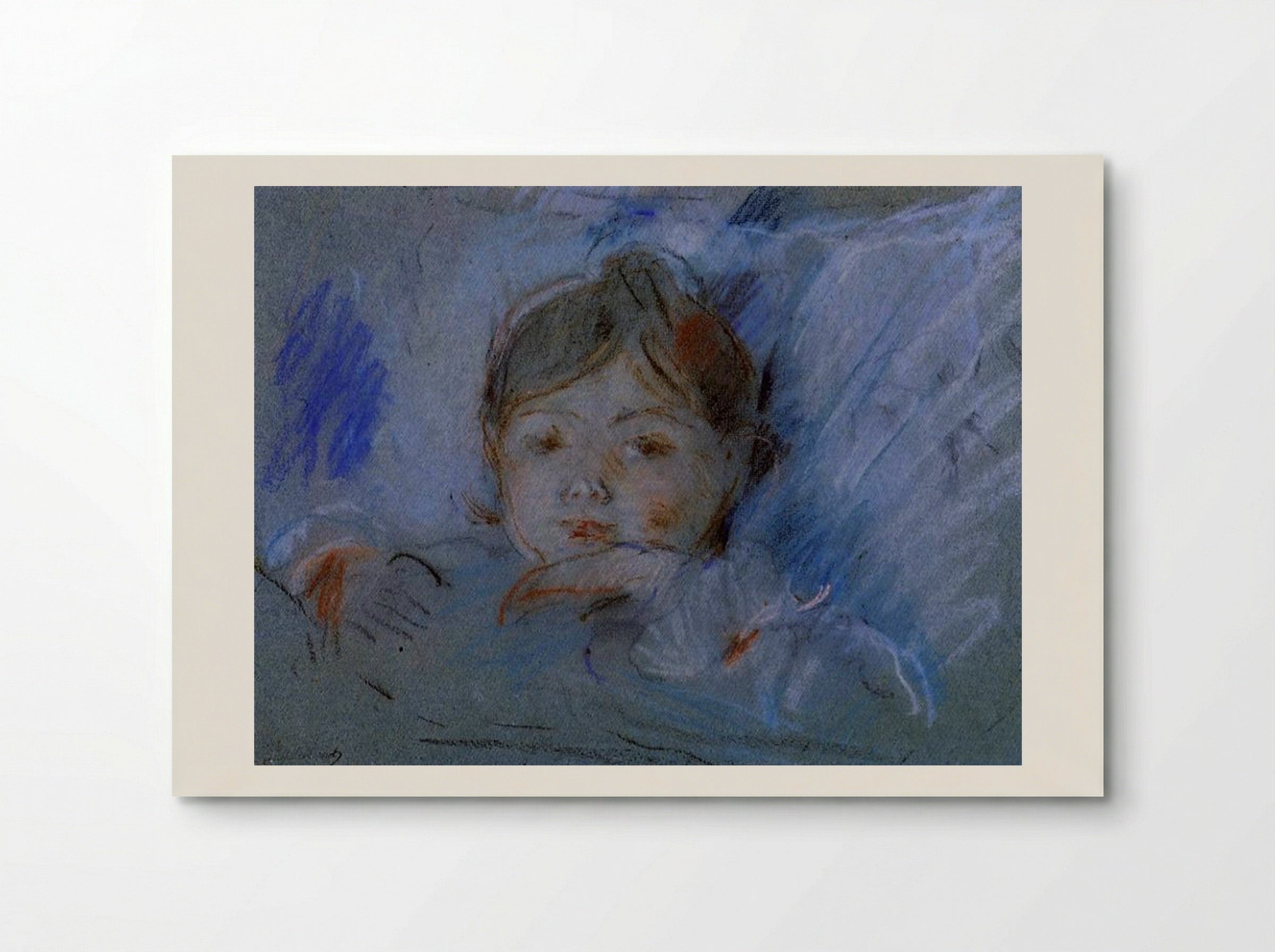 Child in Bed - Berthe Morisot - Poster