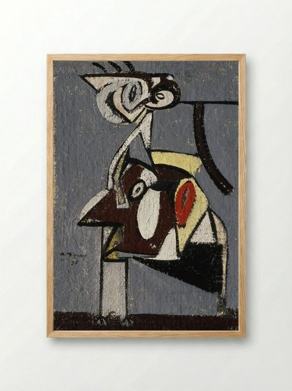 Child of an Idumean Night (Composition No. 4) - Arshile Gorky - Framed Print Wood