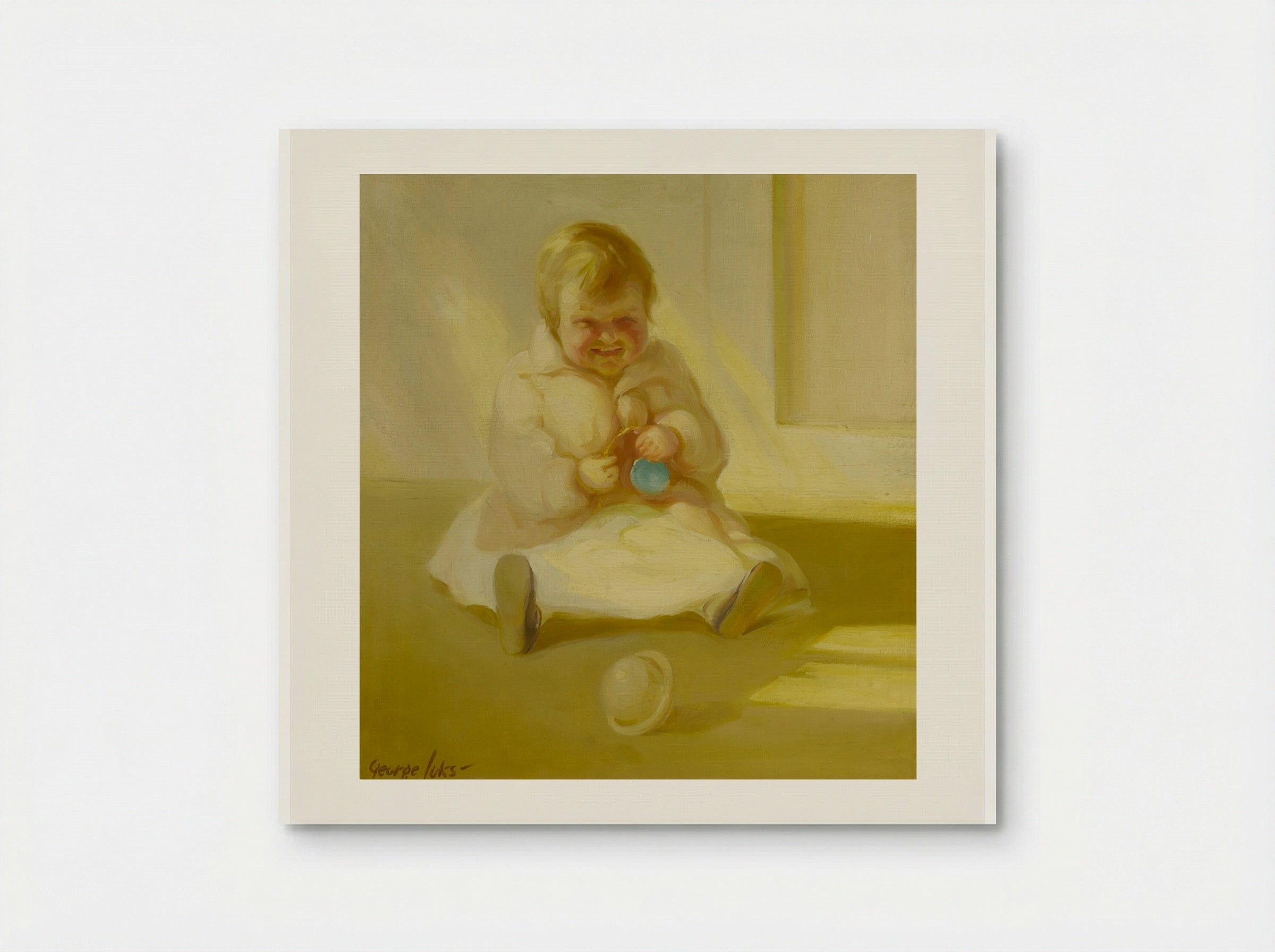 Child with a Toy - George Luks - Poster