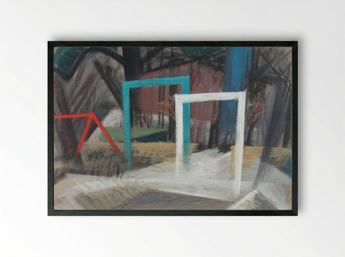 Childhood - Jack Bush - Framed Print Black
