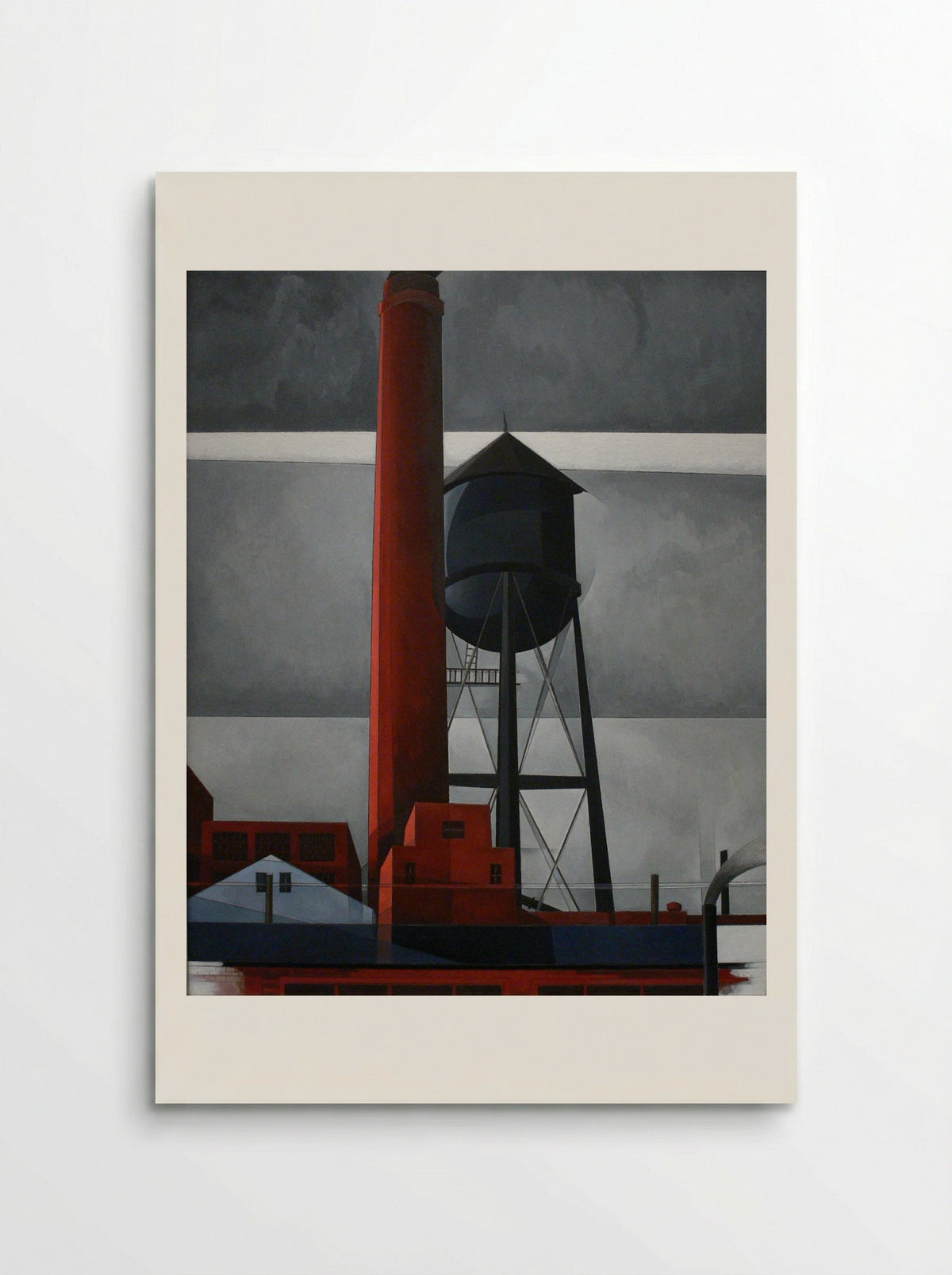 Chimney and Water Tower - Charles Demuth - Poster