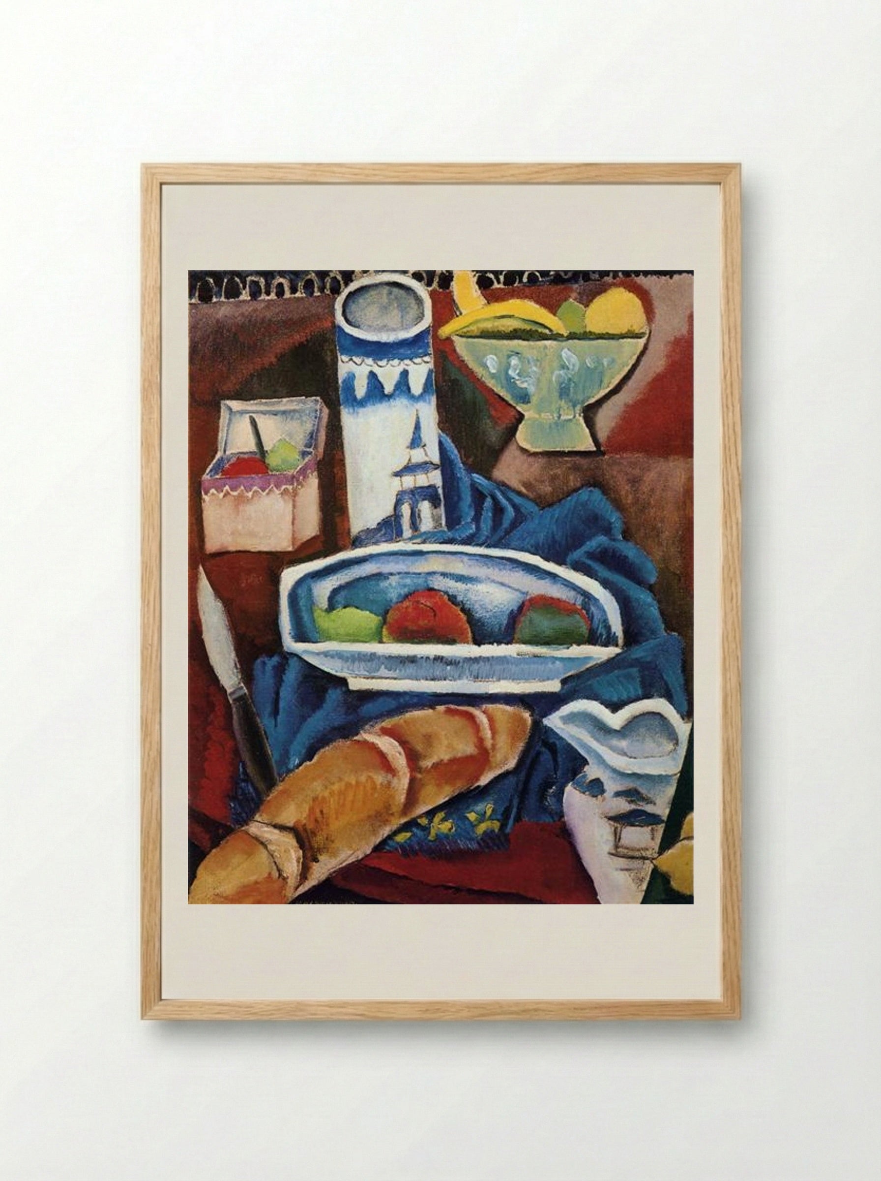 Chinese Bowl - Max Weber - Framed Print Wood