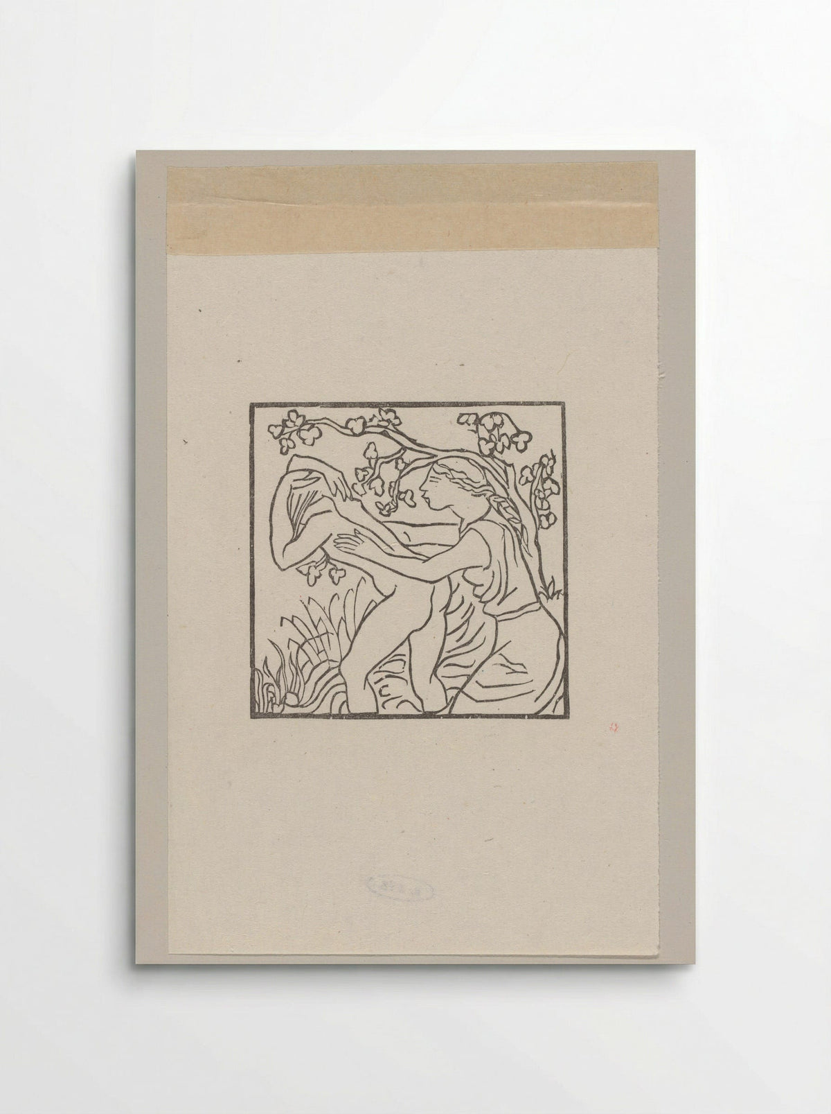 Chloë washes Daphnis in the Nymphs' Grotto - Aristide Maillol - Poster