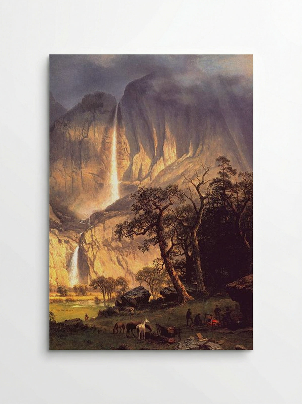 Cho-looke, the Yosemite Fall - Albert Bierstadt - Poster