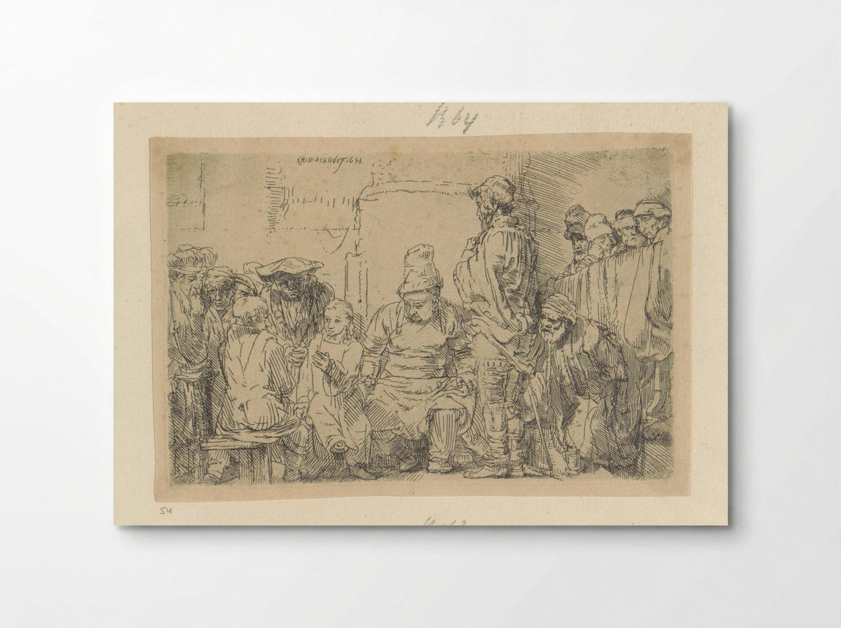 Christ Among the Doctors - Henry Louis Basan - Poster