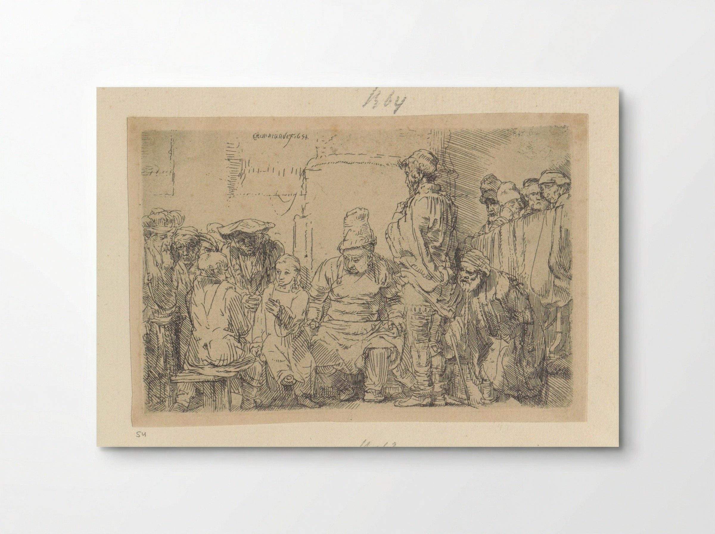 Christ Among the Doctors - Henry Louis Basan - Poster