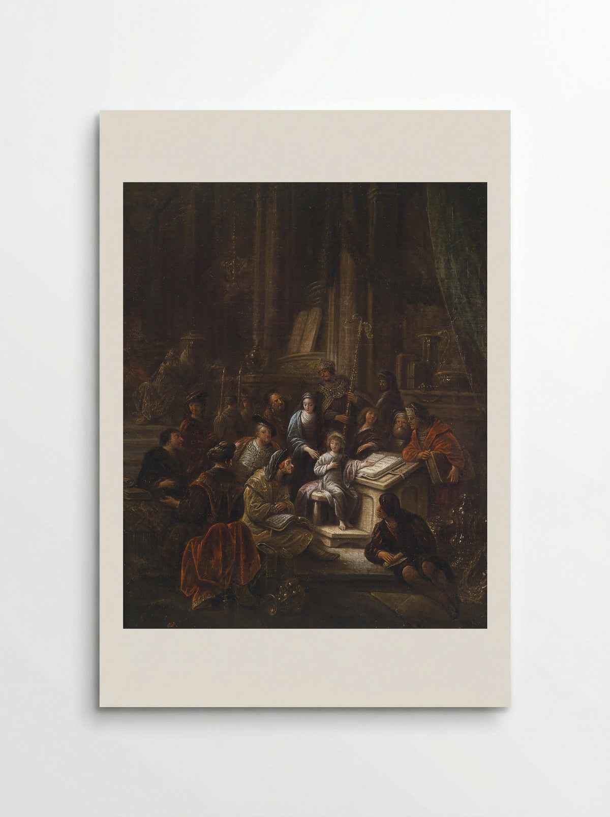 Christ Among the Doctors - Jacob de Wet (I) - Poster