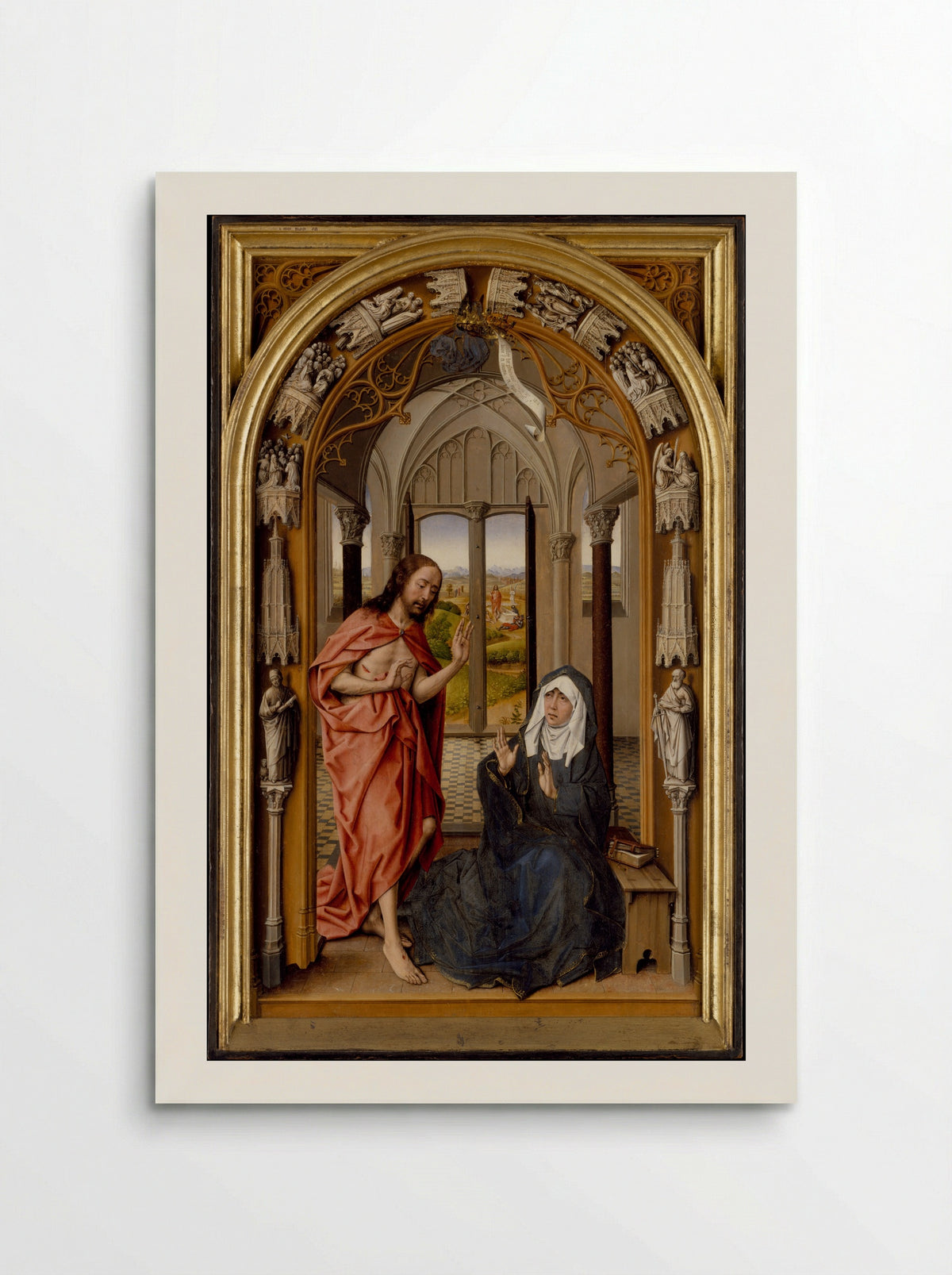Christ Appearing to His Mother - Juan de Flandes - Poster