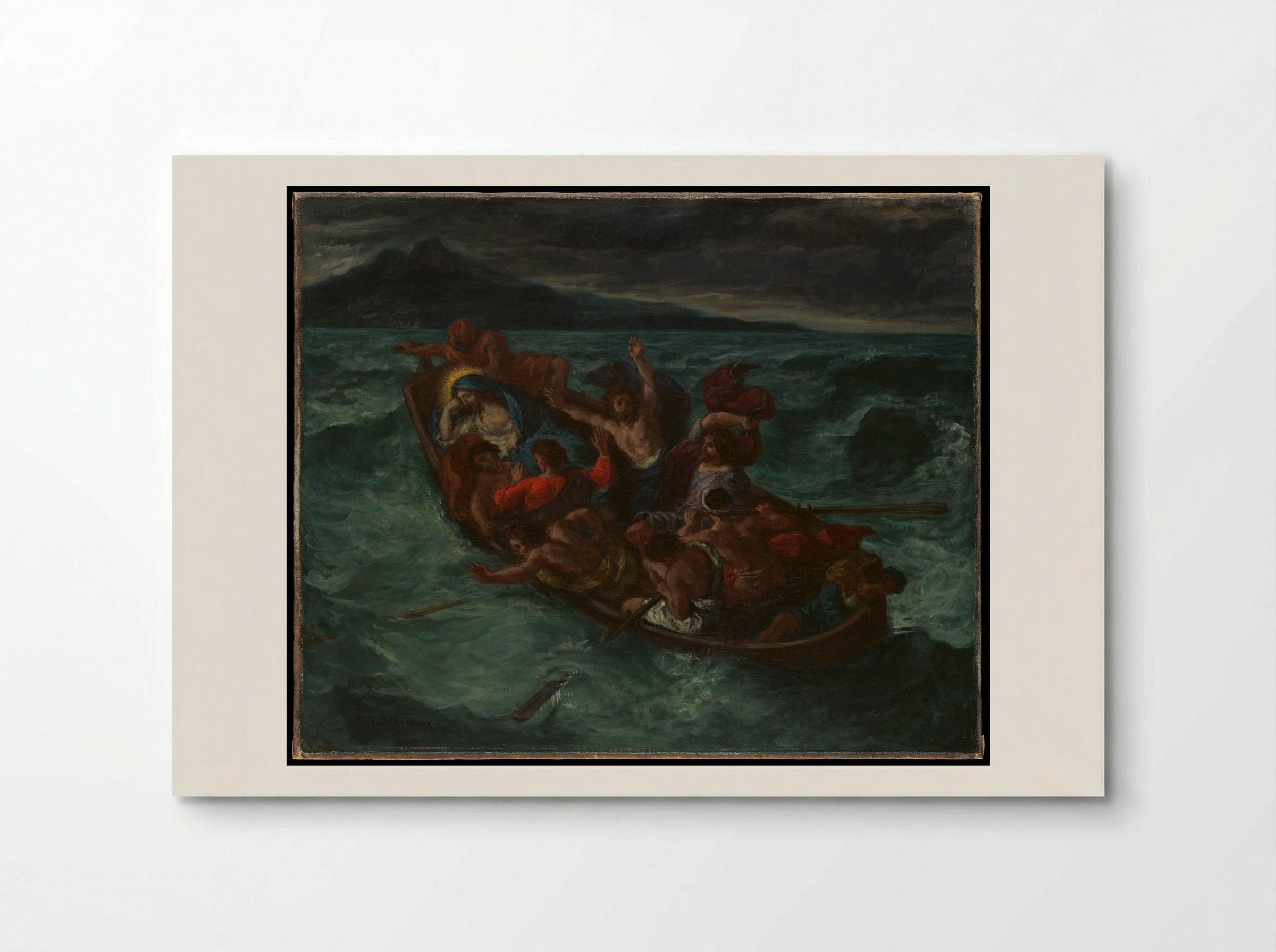 Christ Asleep during the Tempest - Eugène Delacroix - Poster