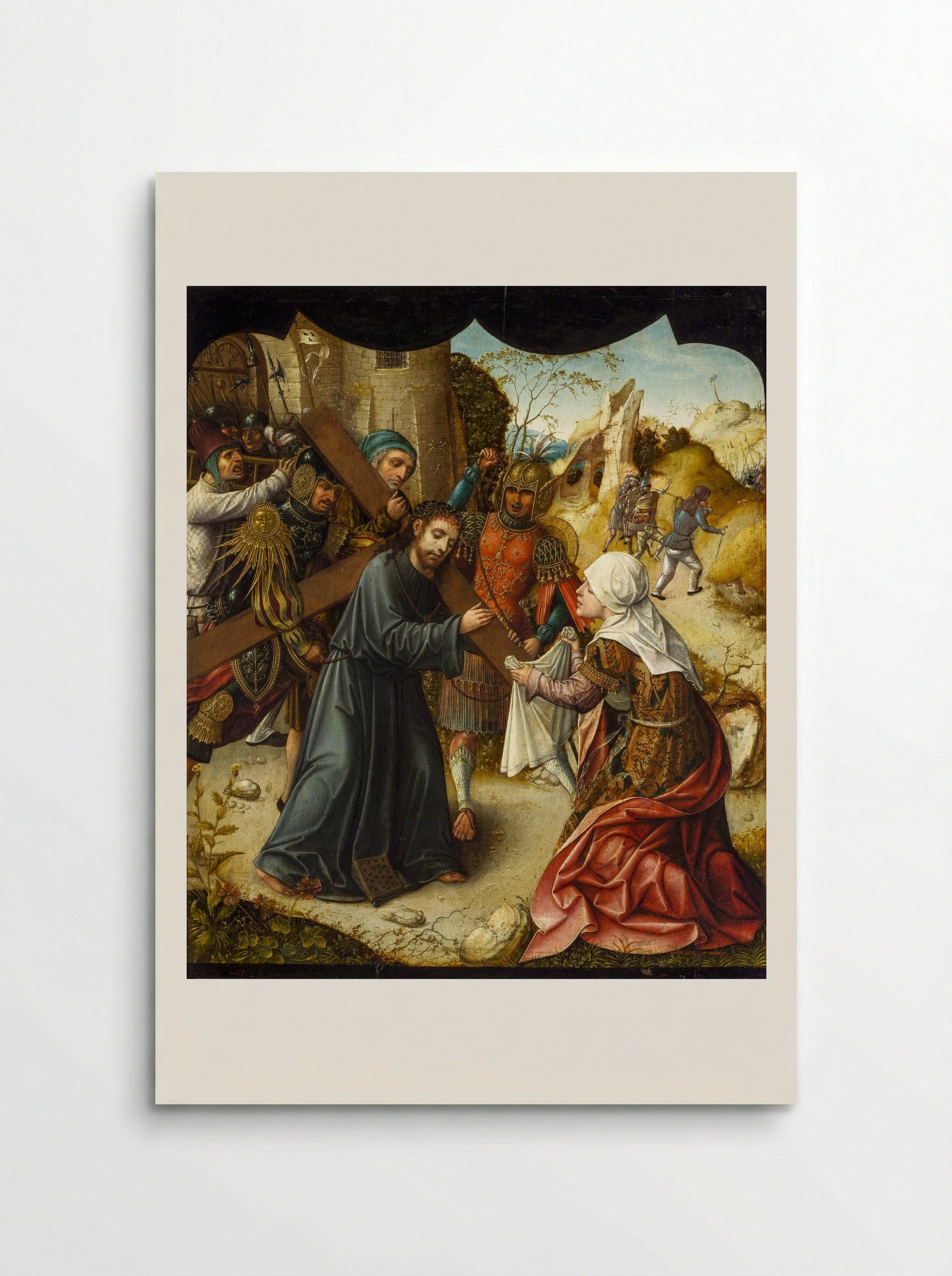 Christ Bearing the Cross - Lucas van Leyden - Poster
