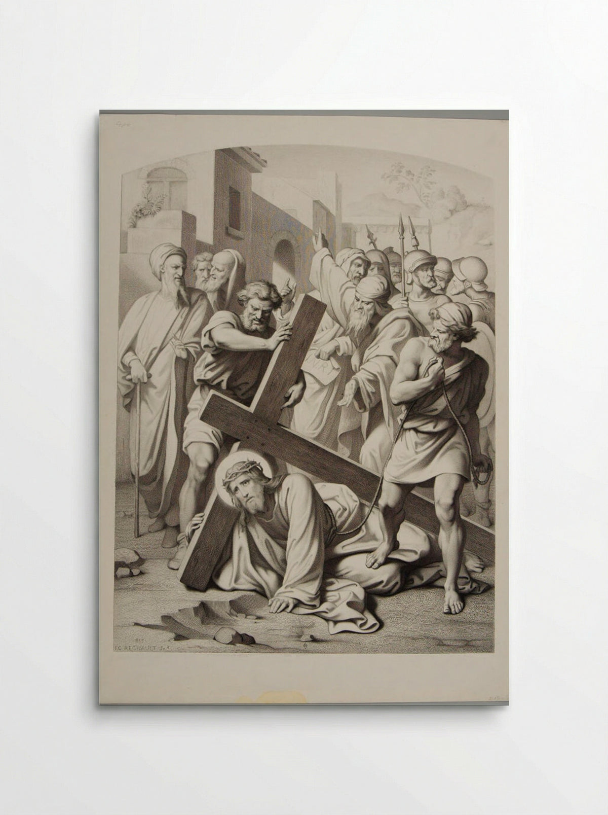 Christ Bearing the Cross - Thomas Casimir Regnault - Poster