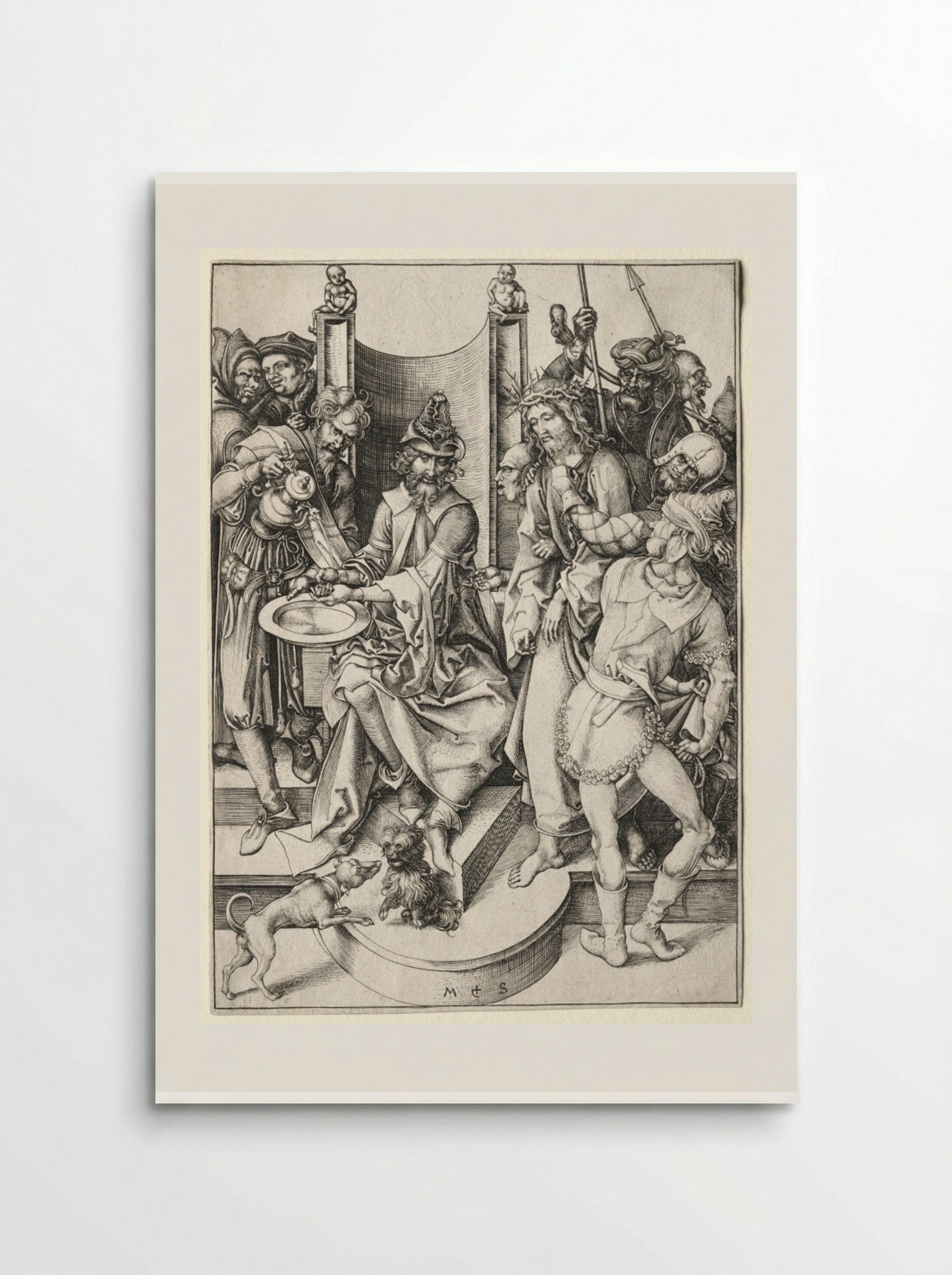 Christ Before Pilate - Martin Schongauer - Poster