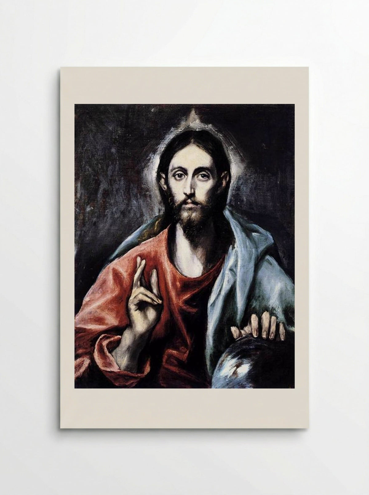 Christ Blessing (The Saviour of the World) - El Greco - Poster