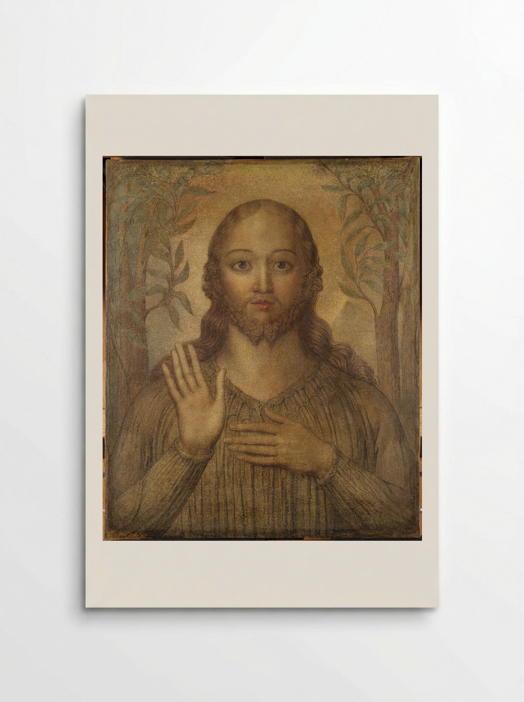 Christ Blessing - William Blake - Poster