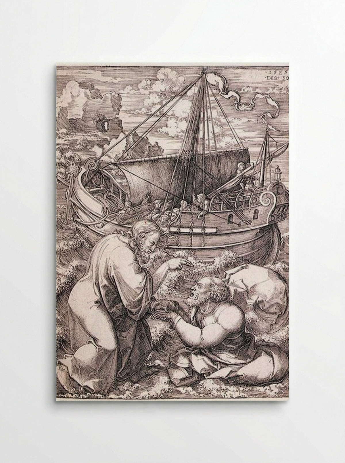 Christ Calling Peter and Andrew - Dirck Vellert - Poster