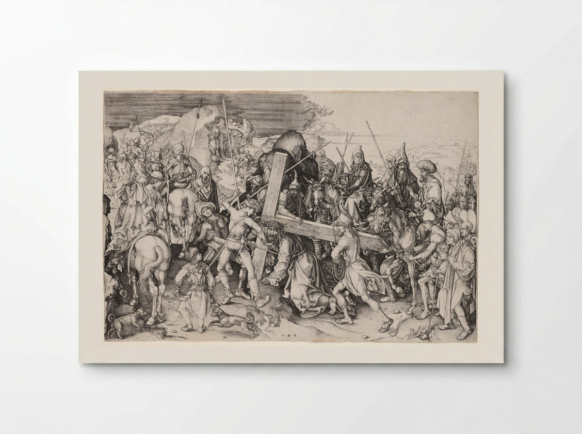 Christ Carrying the Cross - Martin Schongauer - Poster