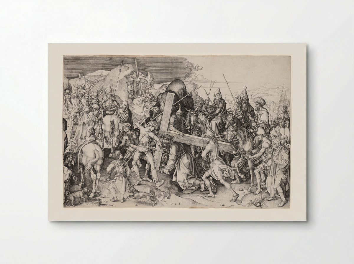 Christ Carrying the Cross - Martin Schongauer - Poster