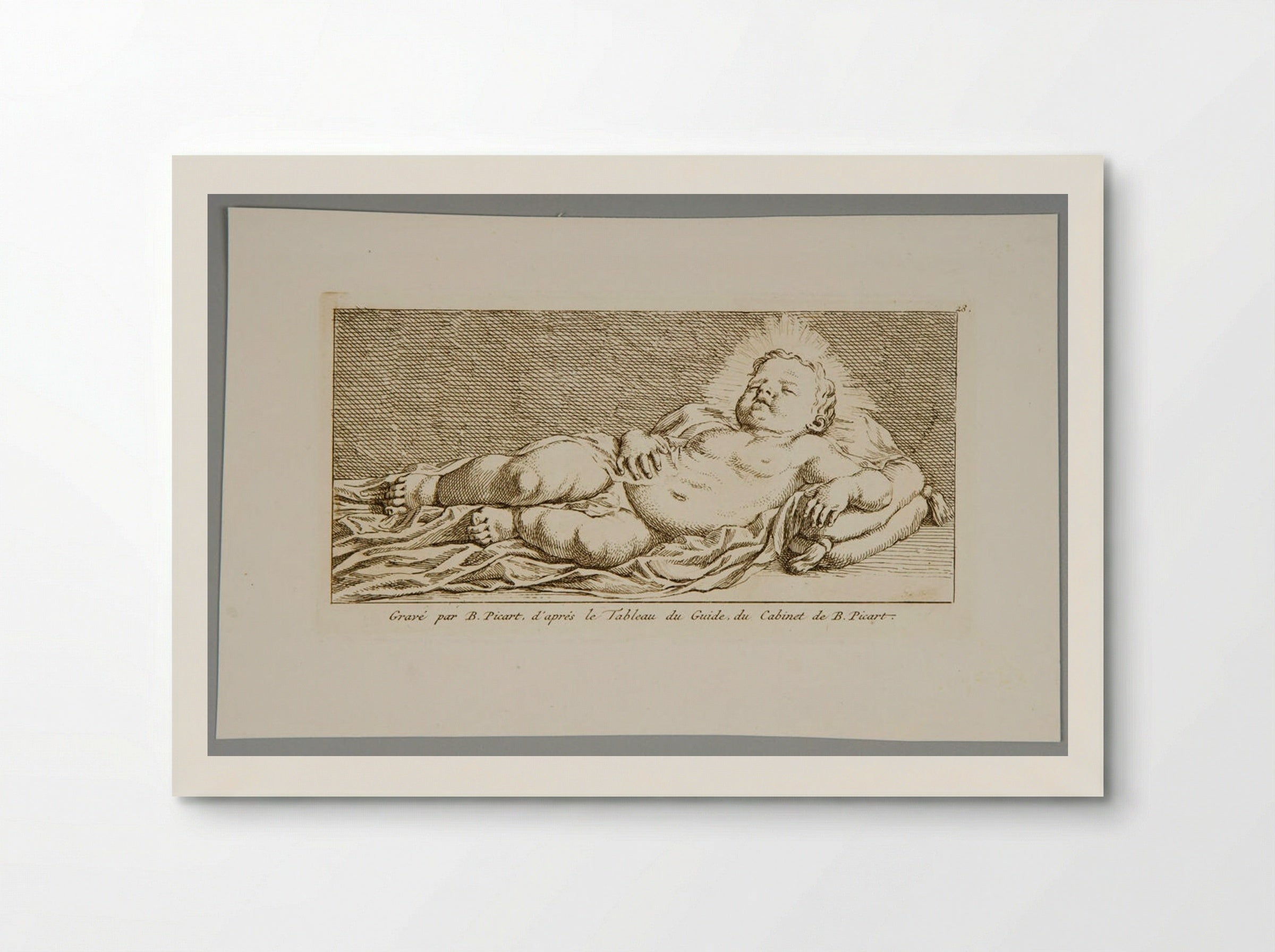 Christ Child Sleeping - Bernard Picart - Poster