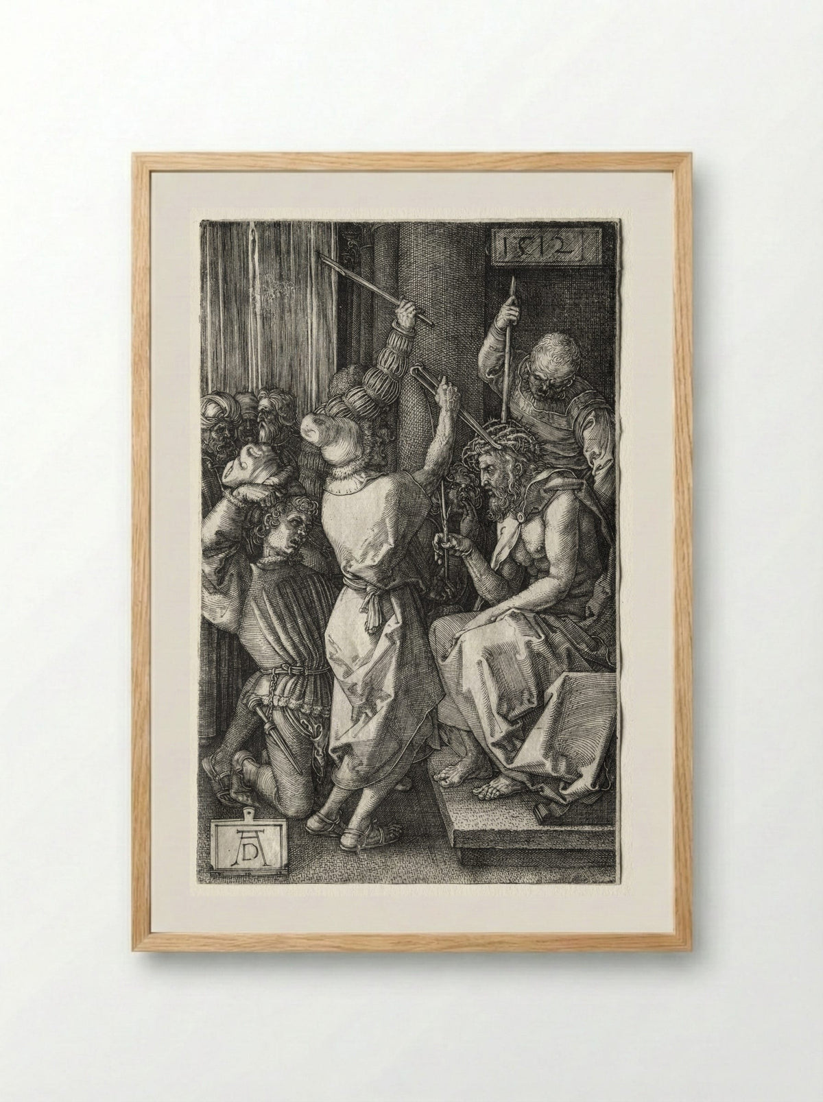 Christ Crowned with Thorns - Albrecht Dürer - Framed Print Wood