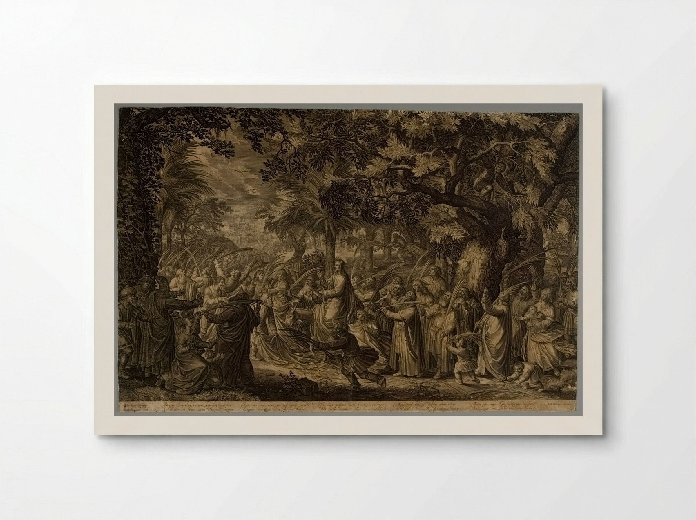Christ Entering Jerusalem - Schelte Adamsz. Bolswert - Poster