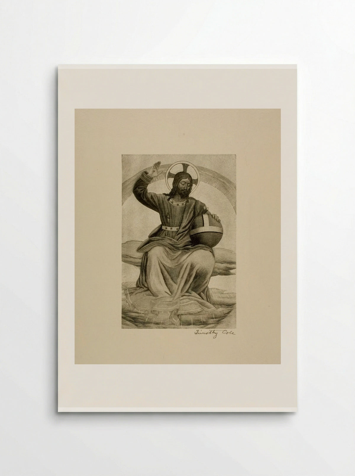 Christ Enthroned - Timothy Cole - Poster