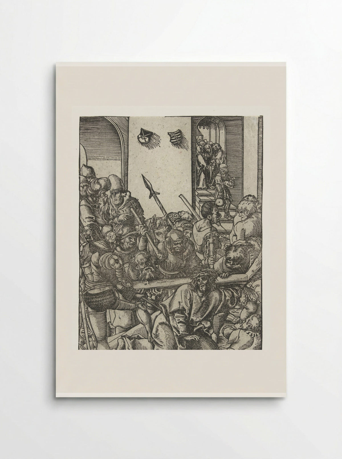 Christ Falling Under the Cross - Lucas Cranach the Elder - Poster