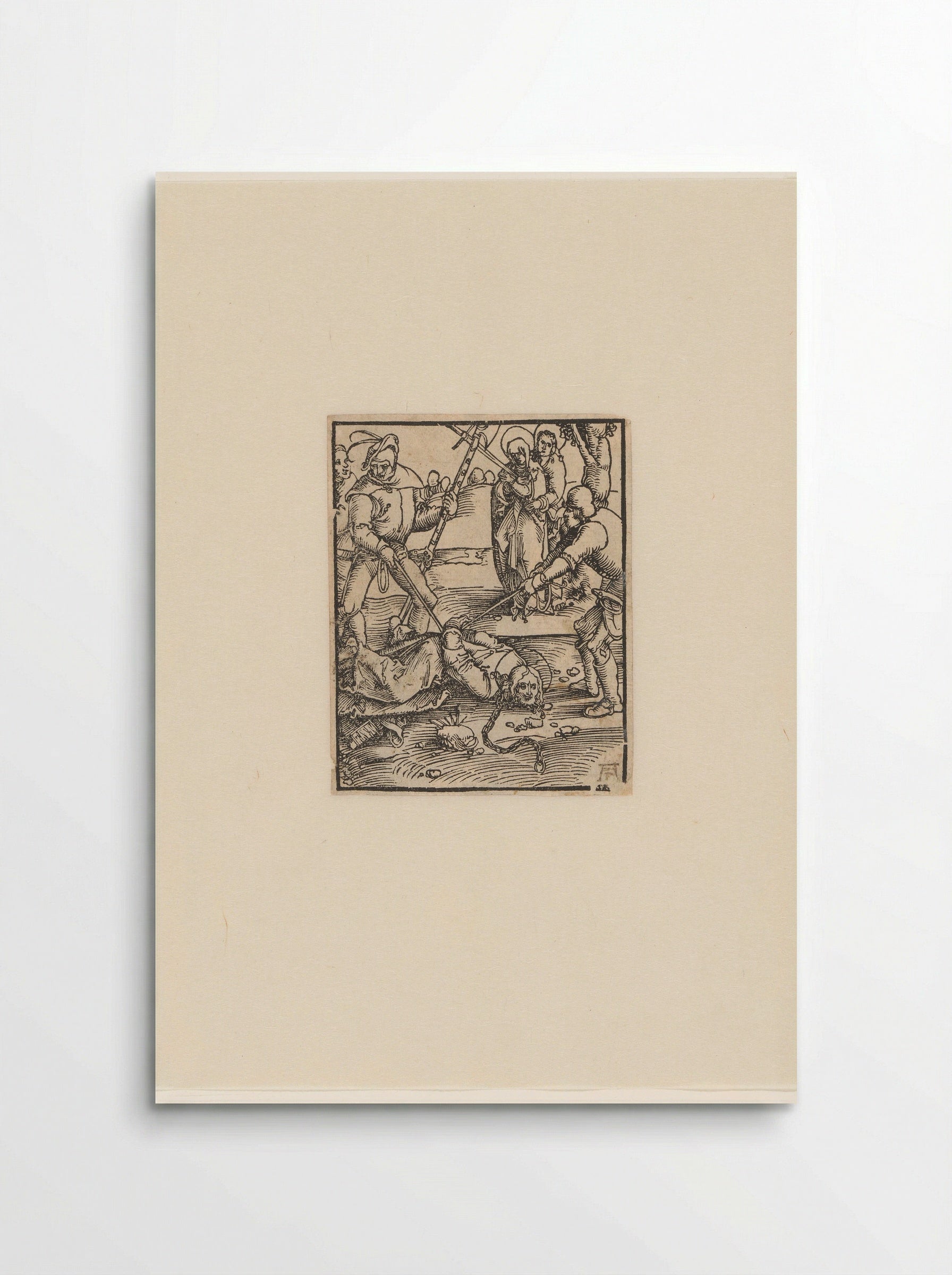 Christ Falling on the Way to the Flagellation - Hans Baldung Grien - Poster