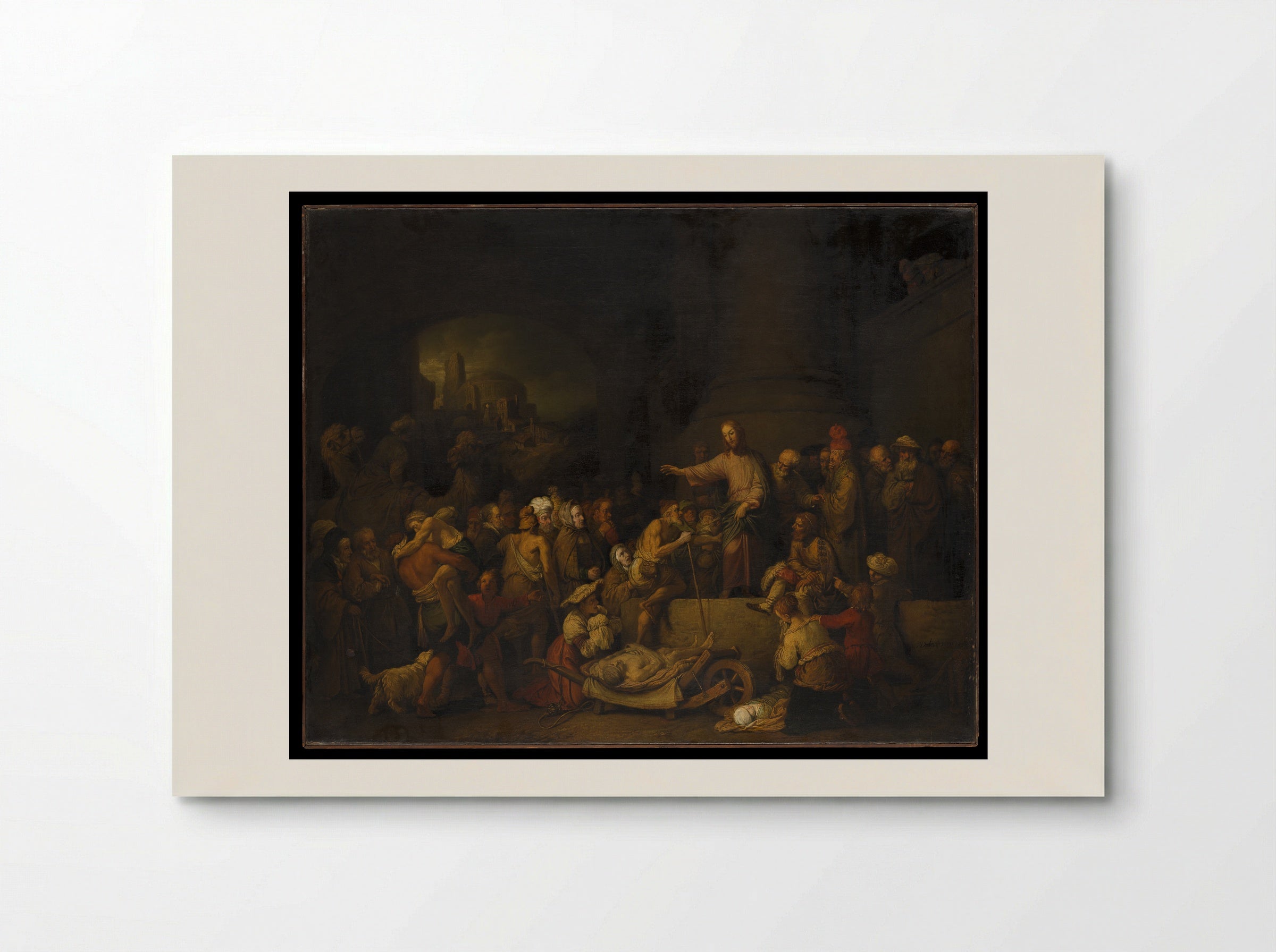Christ Healing the Sick - Christian Wilhelm Ernst Dietrich - Poster