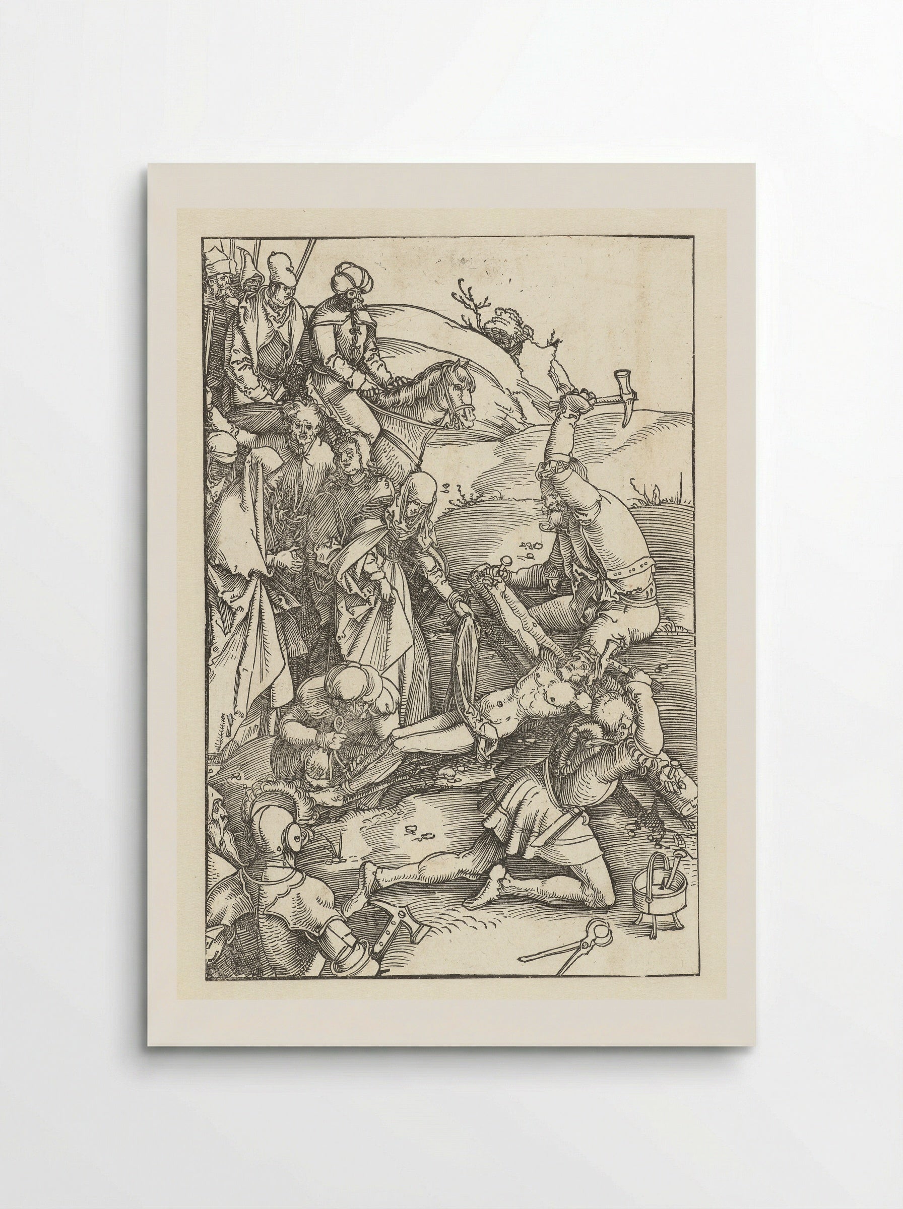 Christ Nailed to the Cross - Hans Baldung Grien - Poster