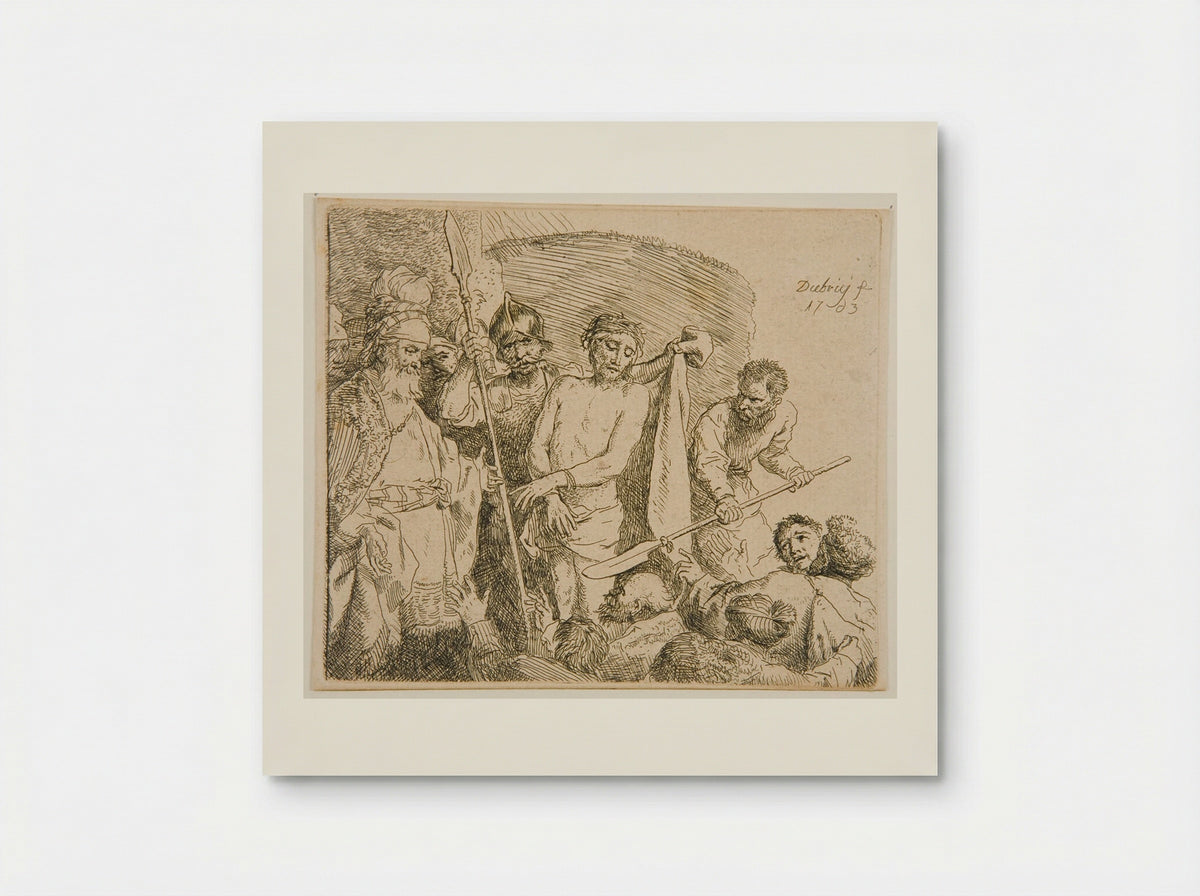 Christ Presented to the People - Christian Wilhelm Ernst Dietrich - Poster