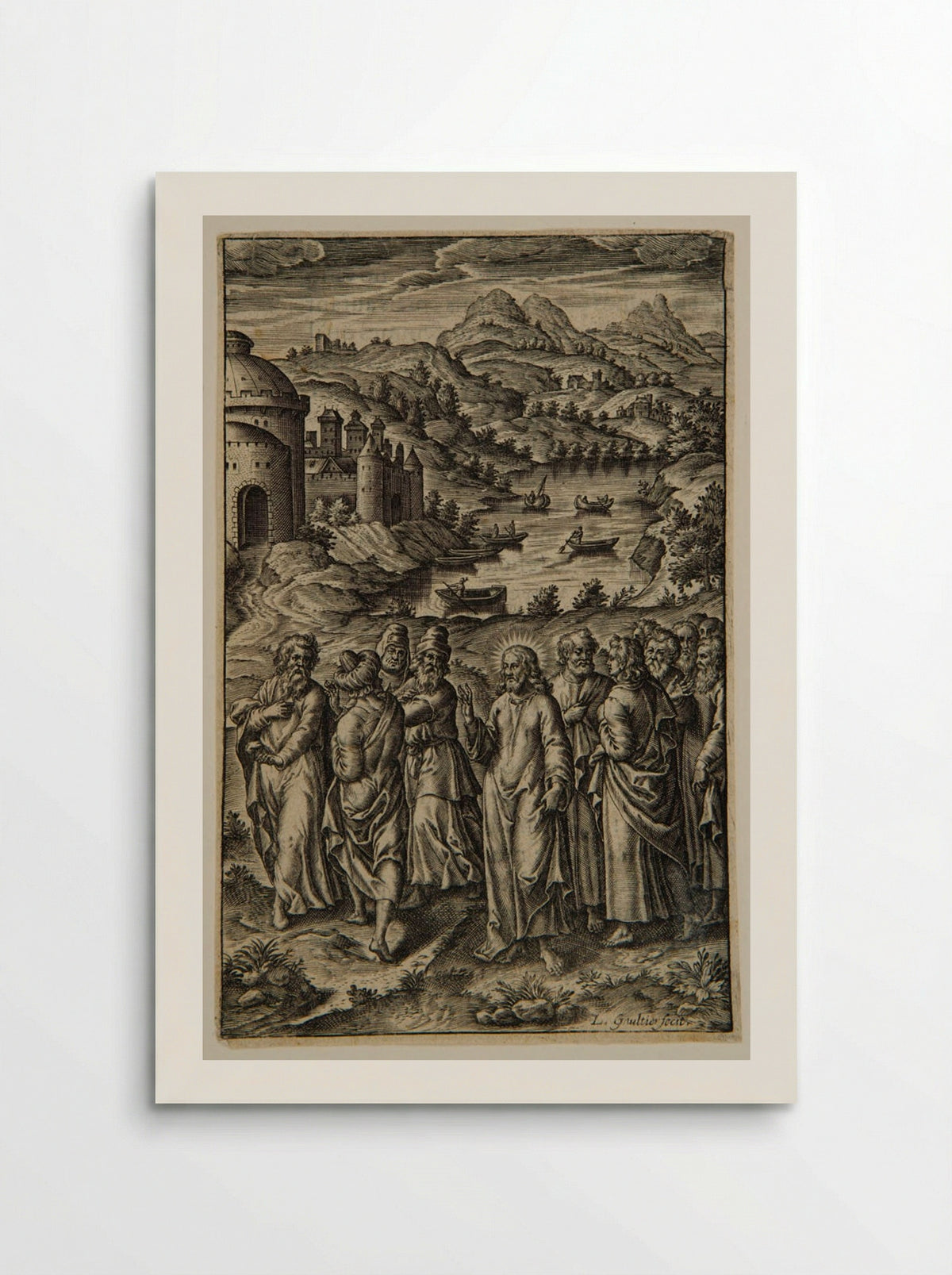 Christ Sending Forth his Disciples - Léonard Gaultier - Poster