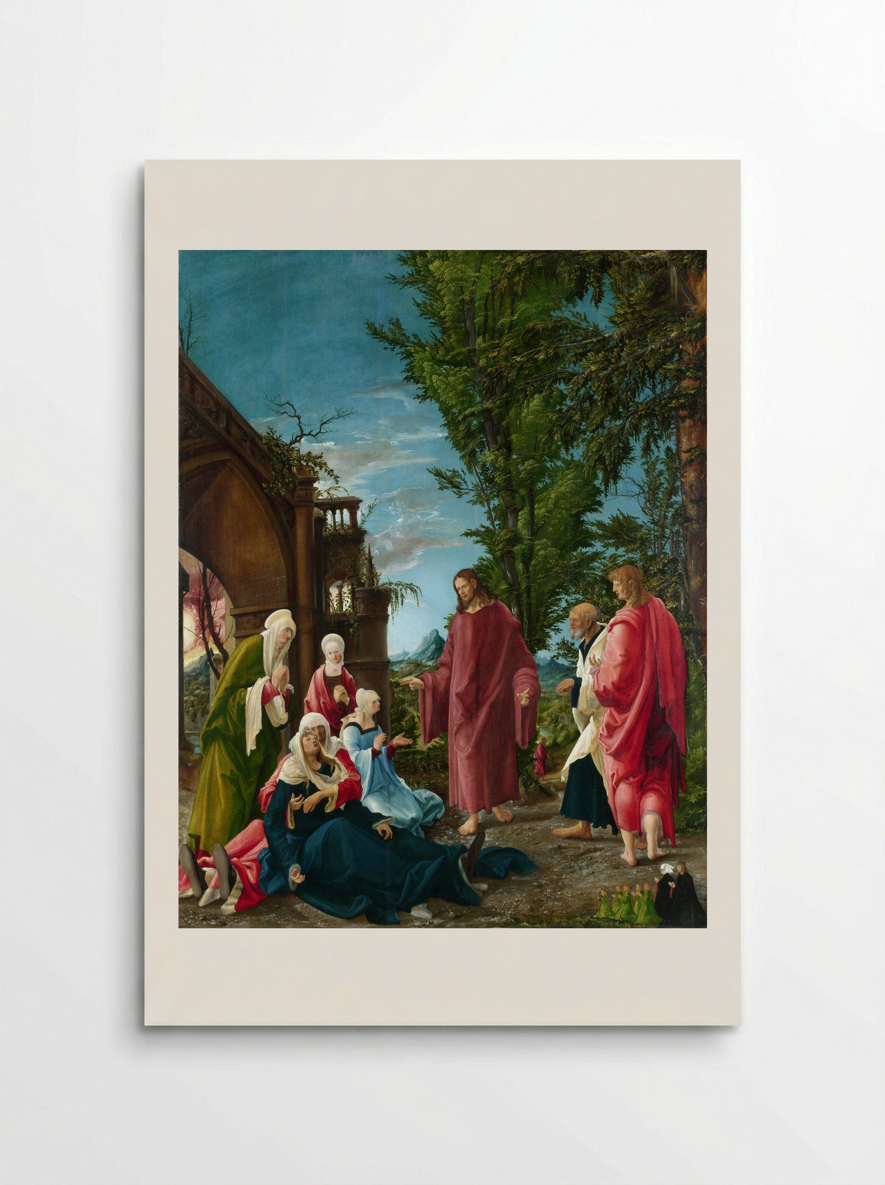 Christ Taking Leave of his Mother - Wolf Traut - Poster