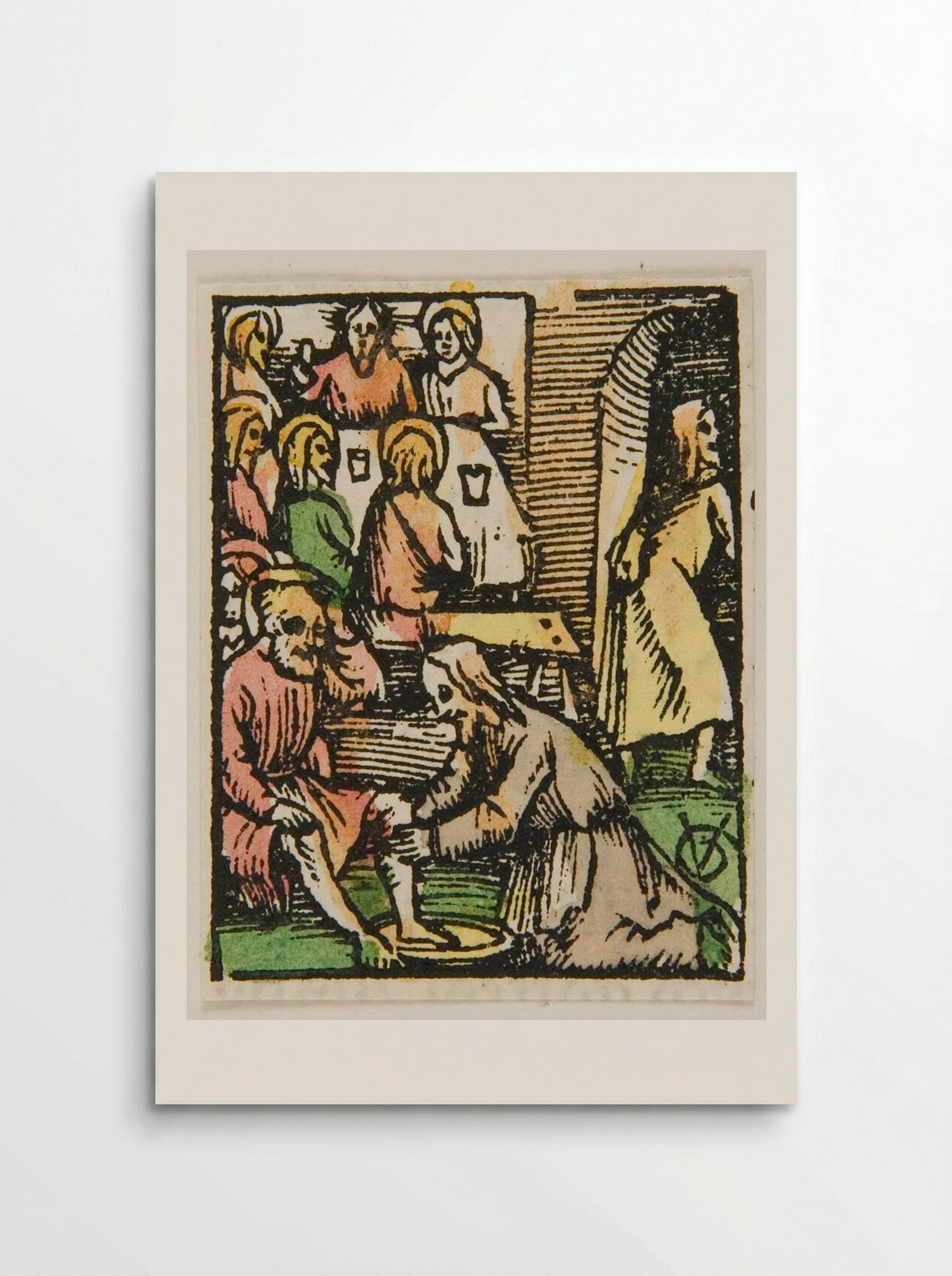 Christ Washing the Feet of His Disciples - Urs Graf - Poster
