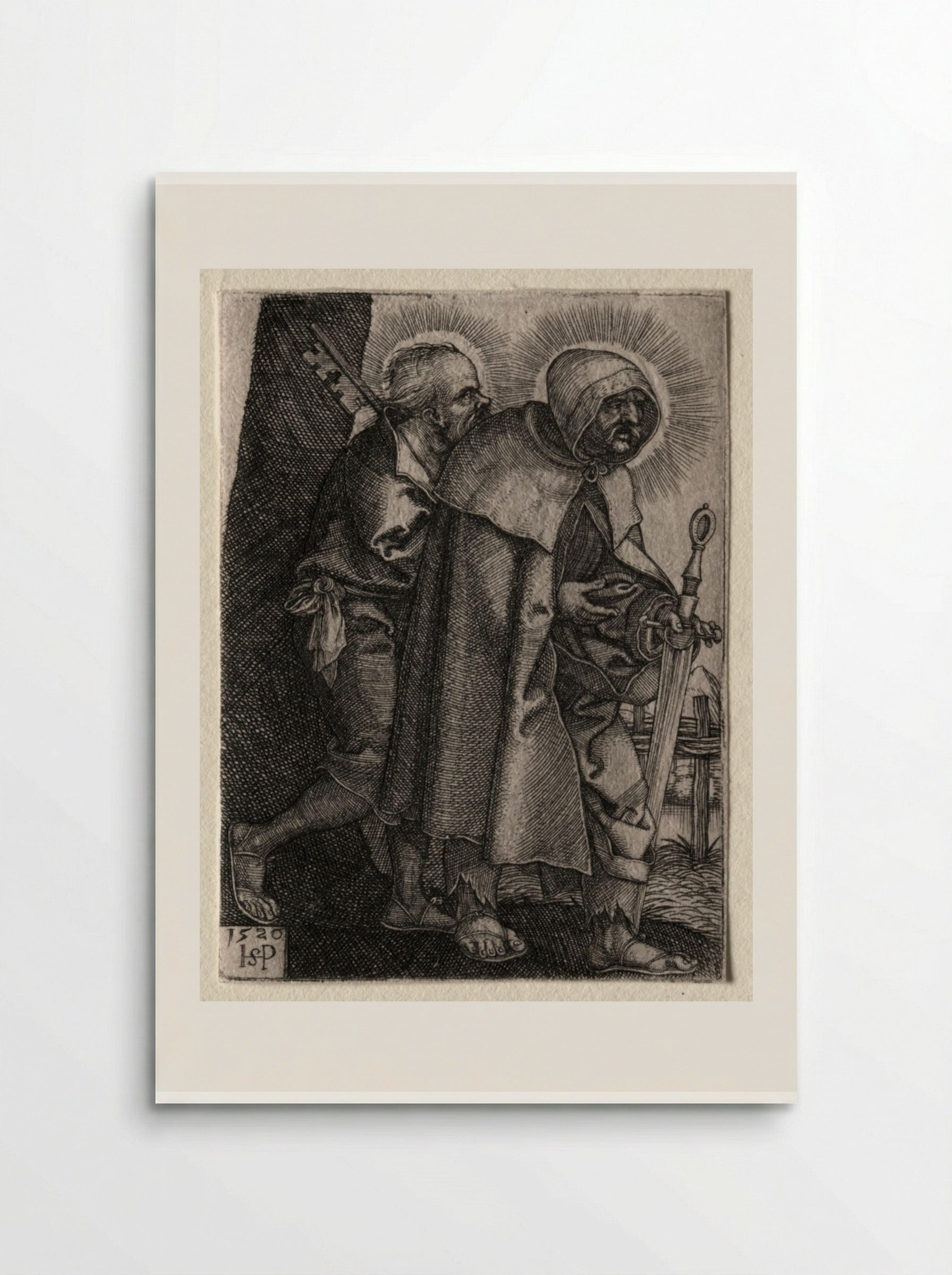 Christ and the Apostles: St. Peter and St. Paul - Hans Sebald Beham - Poster