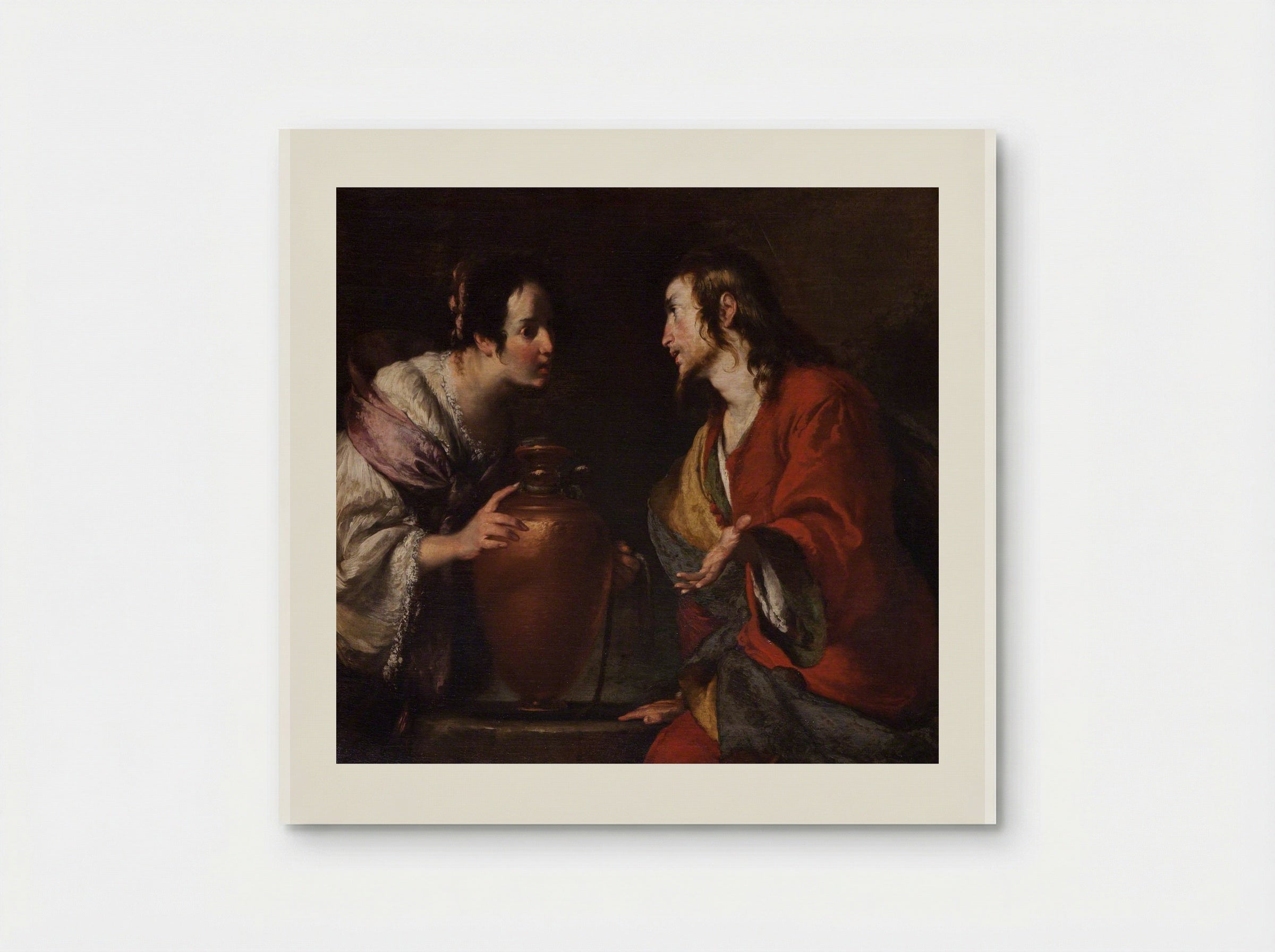 Christ and the Samaritan Woman - Bernardo Strozzi - Poster