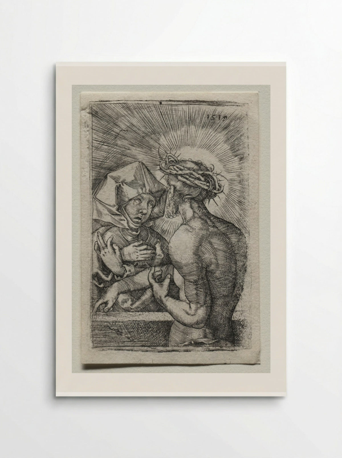 Christ and the Virgin - Hans Sebald Beham - Poster