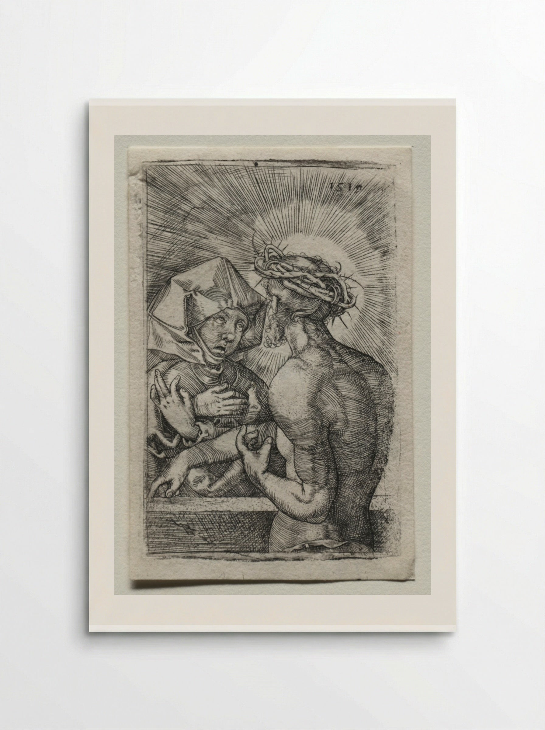 Christ and the Virgin - Hans Sebald Beham - Poster