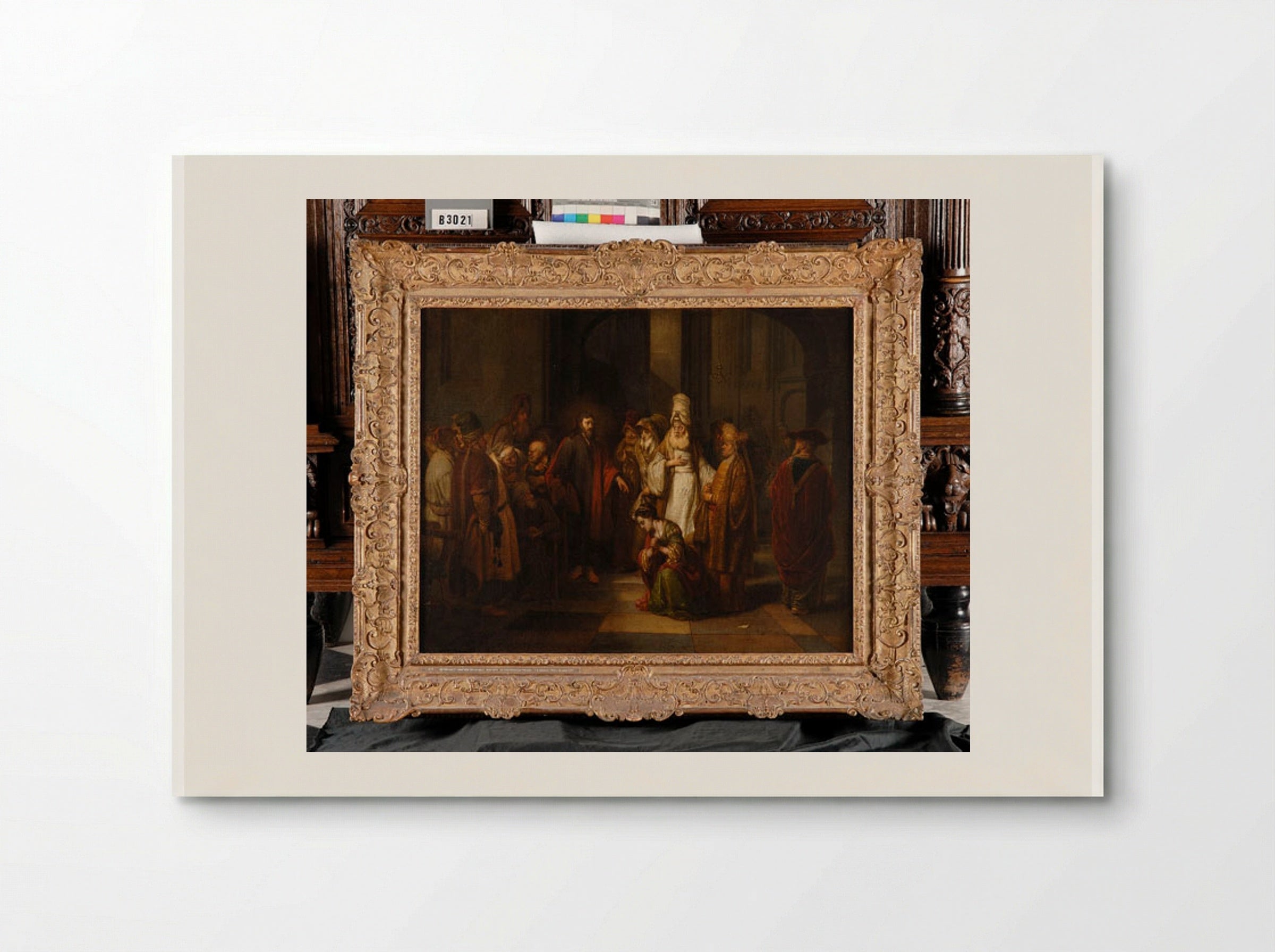 Christ and the Woman Taken in Adultery - Gerbrand van den Eeckhout - Poster