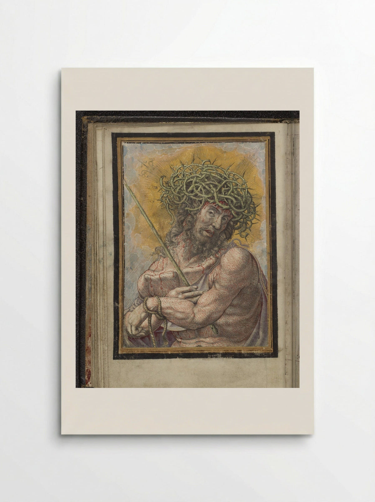 Christ as the Man of Sorrows - Frans Crabbe van Espleghem - Poster