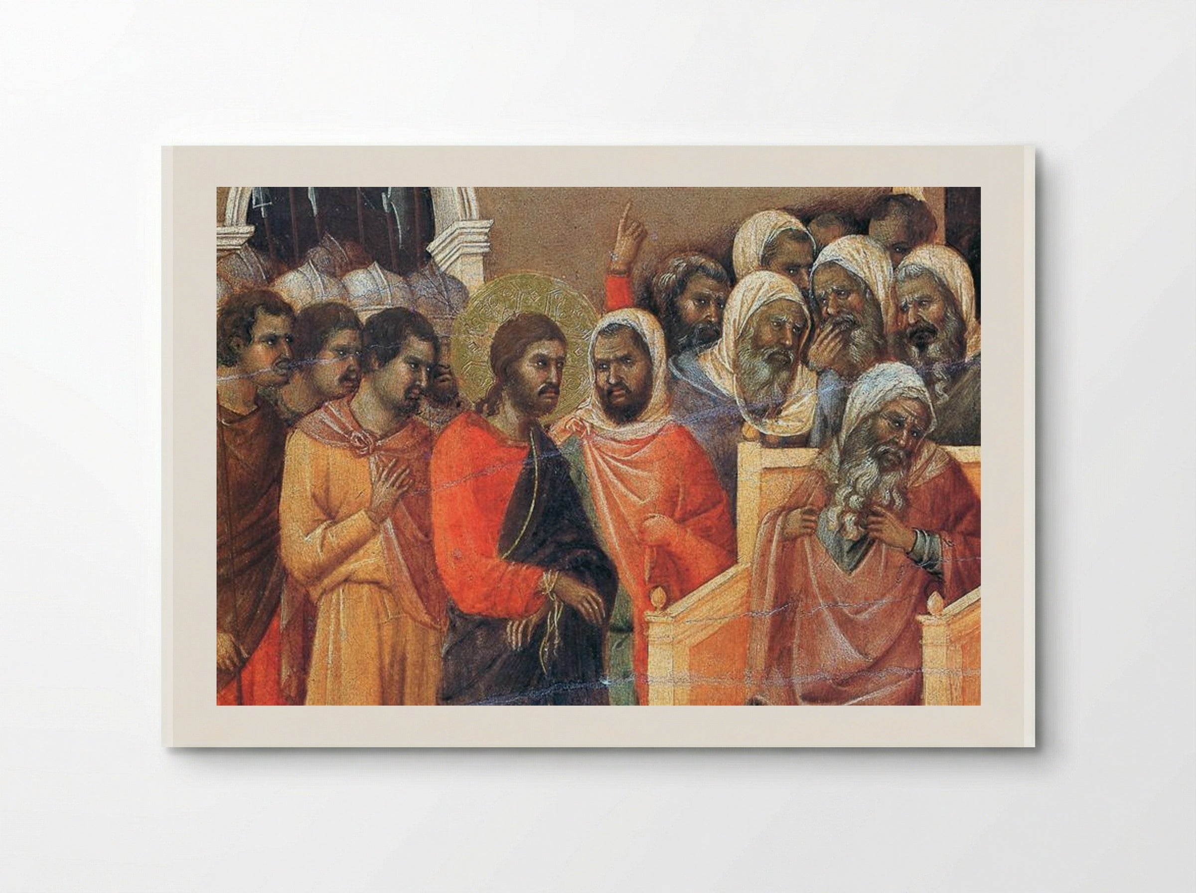 Christ before Caiaphas - Duccio di Buoninsegna - Poster