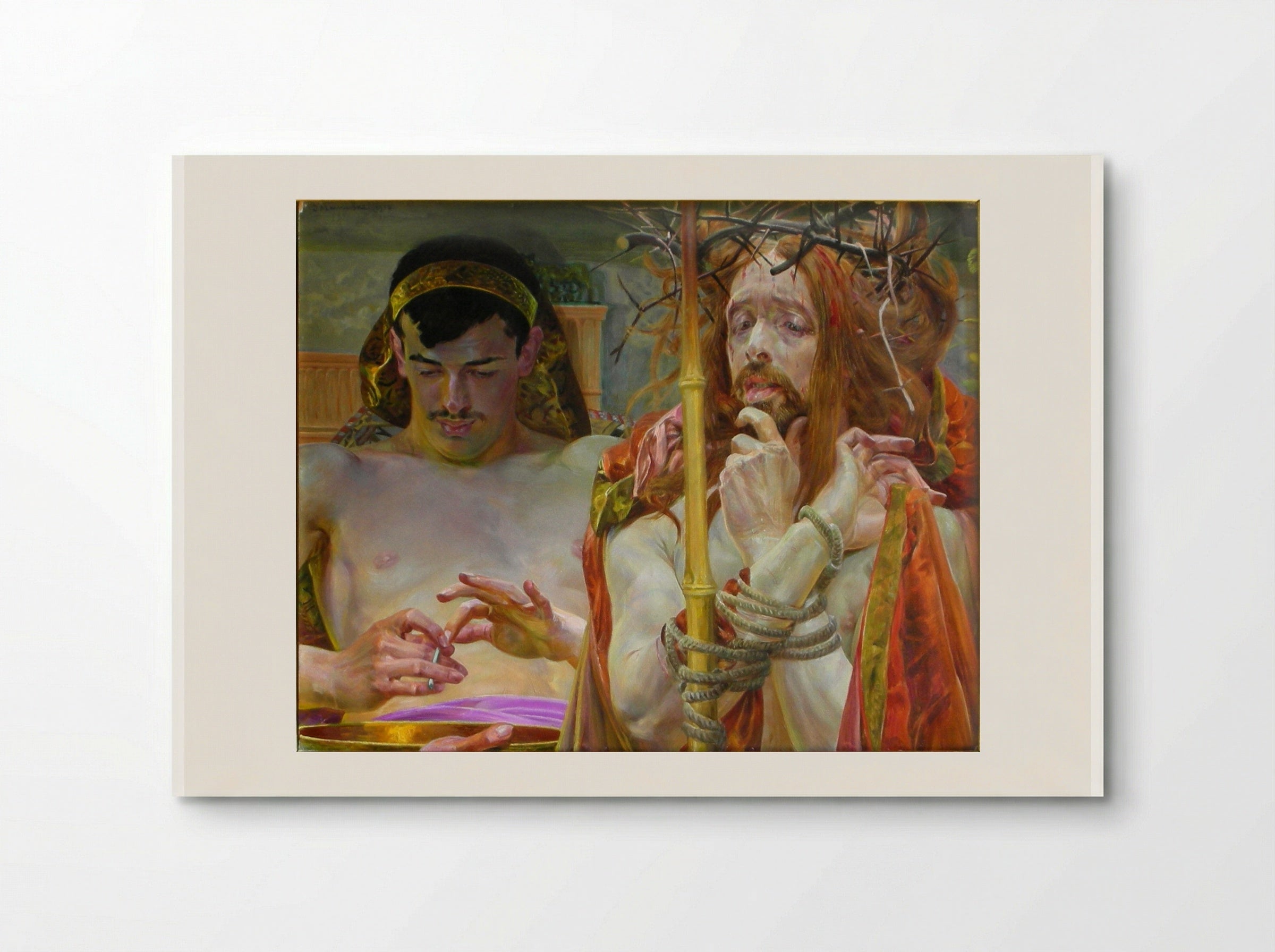 Christ before Pilate - Jacek Malczewski - Poster