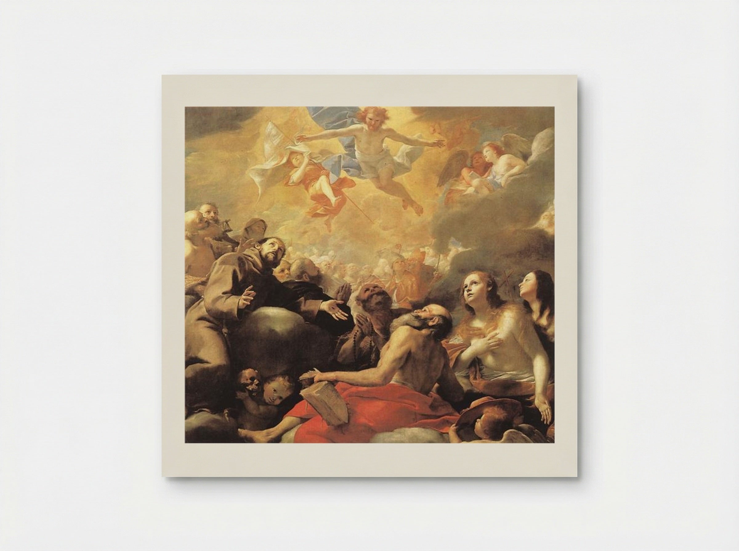 Christ in Glory - Mattia Preti - Poster
