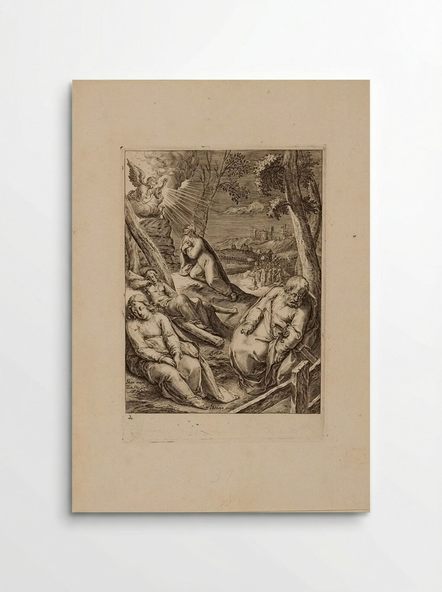 Christ in the Garden of Gethsemane - Zacharias Dolendo - Poster