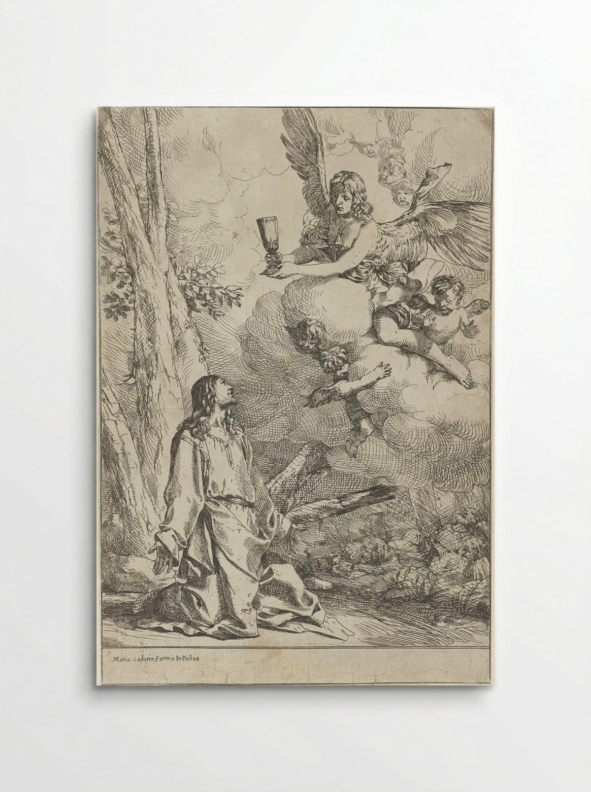 Christ in the Garden of Gethsemane - Giulio Carpioni - Poster
