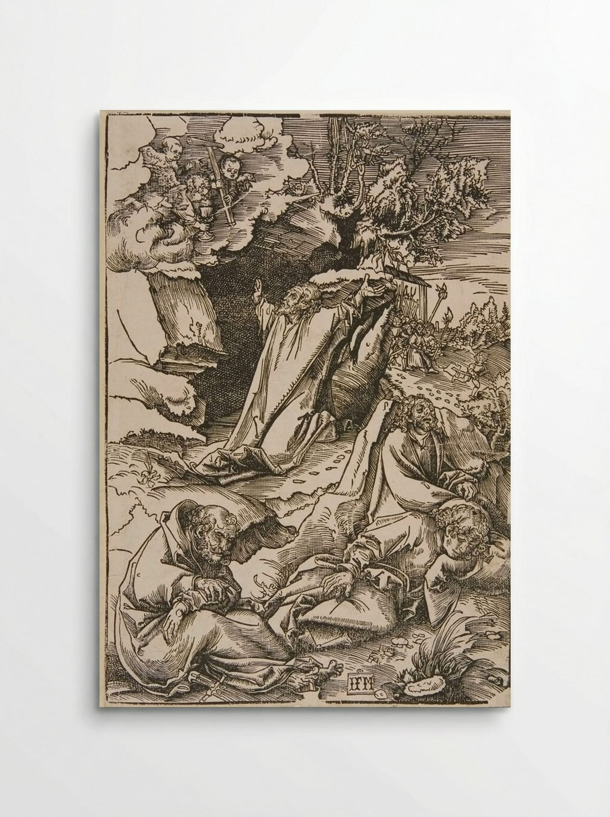 Christ in the Garden - Lucas Cranach the Elder - Poster