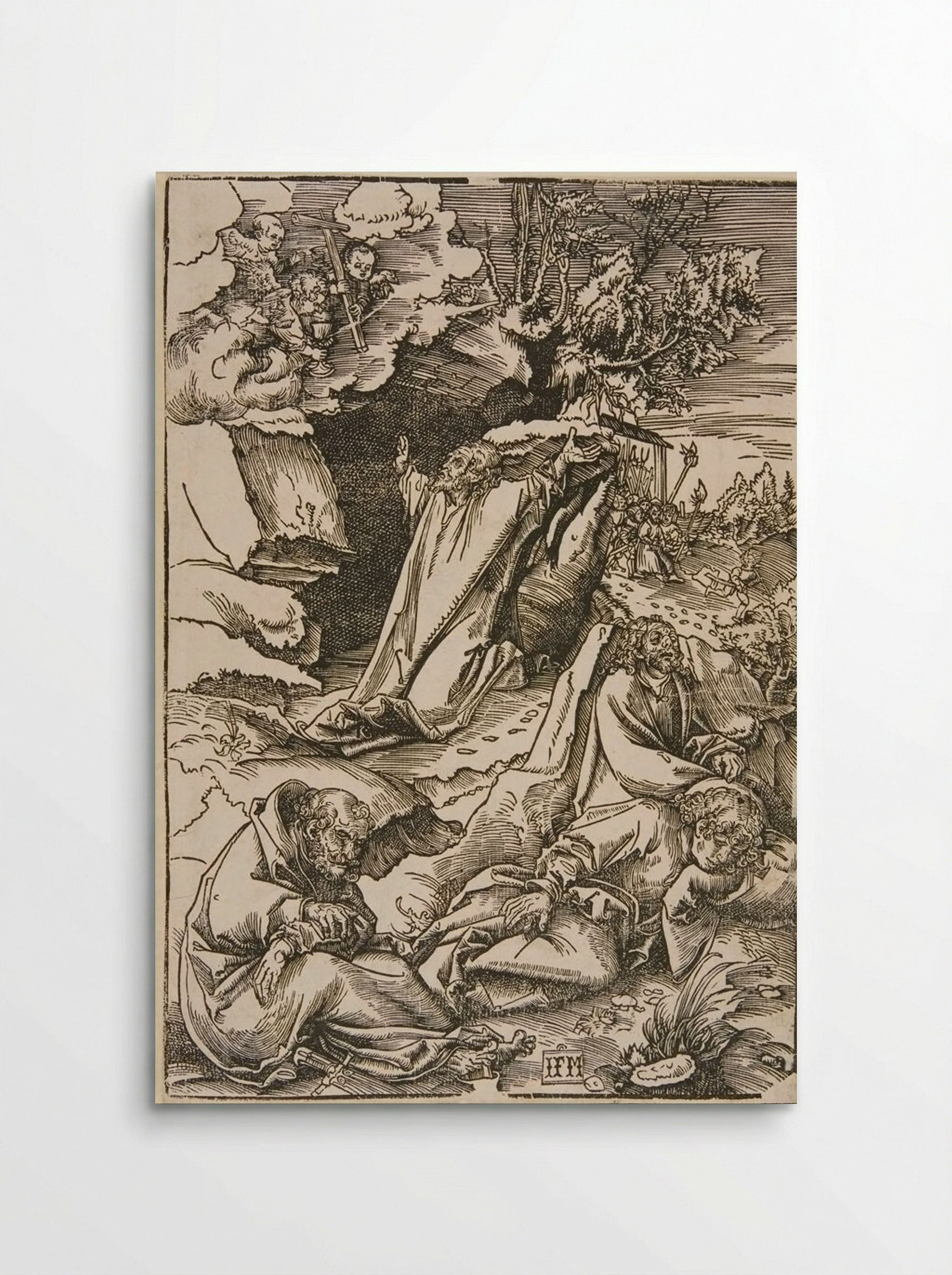 Christ in the Garden - Lucas Cranach the Elder - Poster