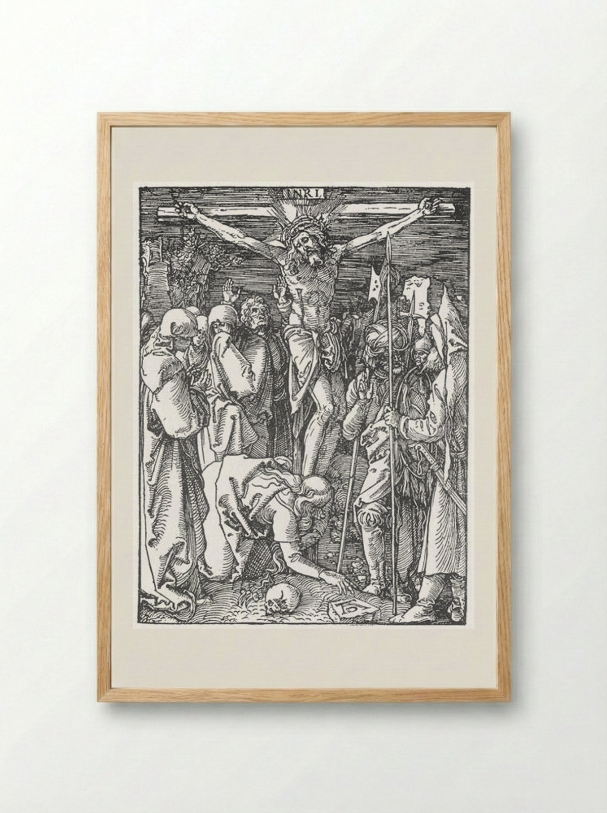 Christ on the Cross - Albrecht Dürer - Framed Print Wood