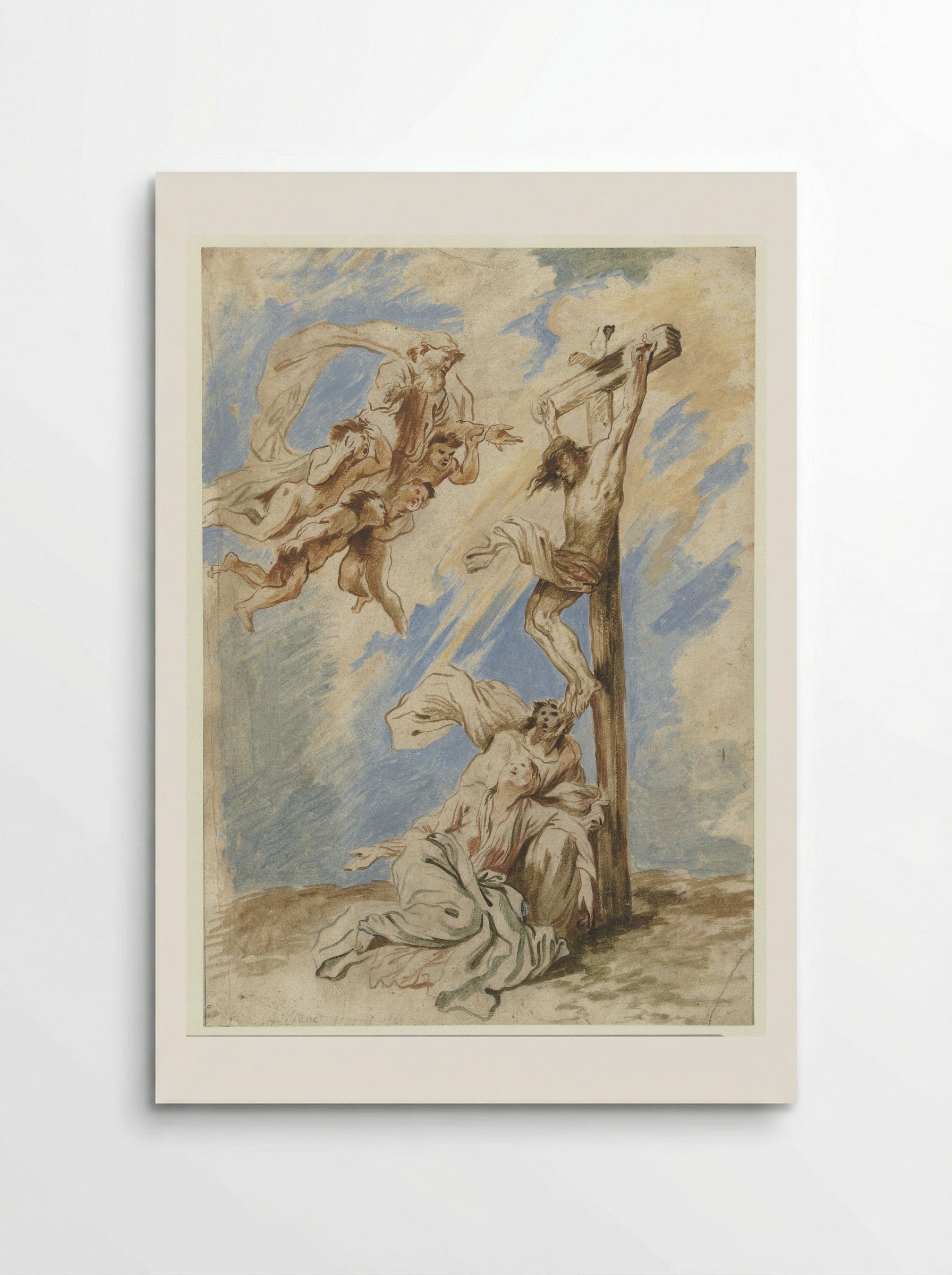 Christ on the Cross - Giovanni Benedetto Castiglione - Poster