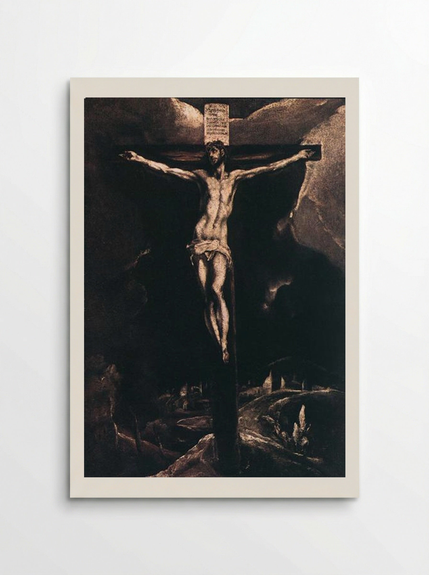 Christ on the Cross - El Greco - Poster